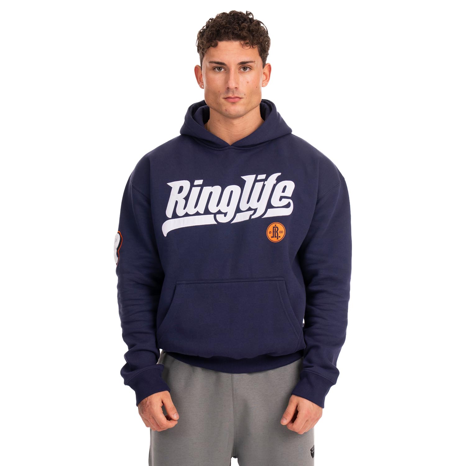 RINGLIFE Hoodie, College, blue, M