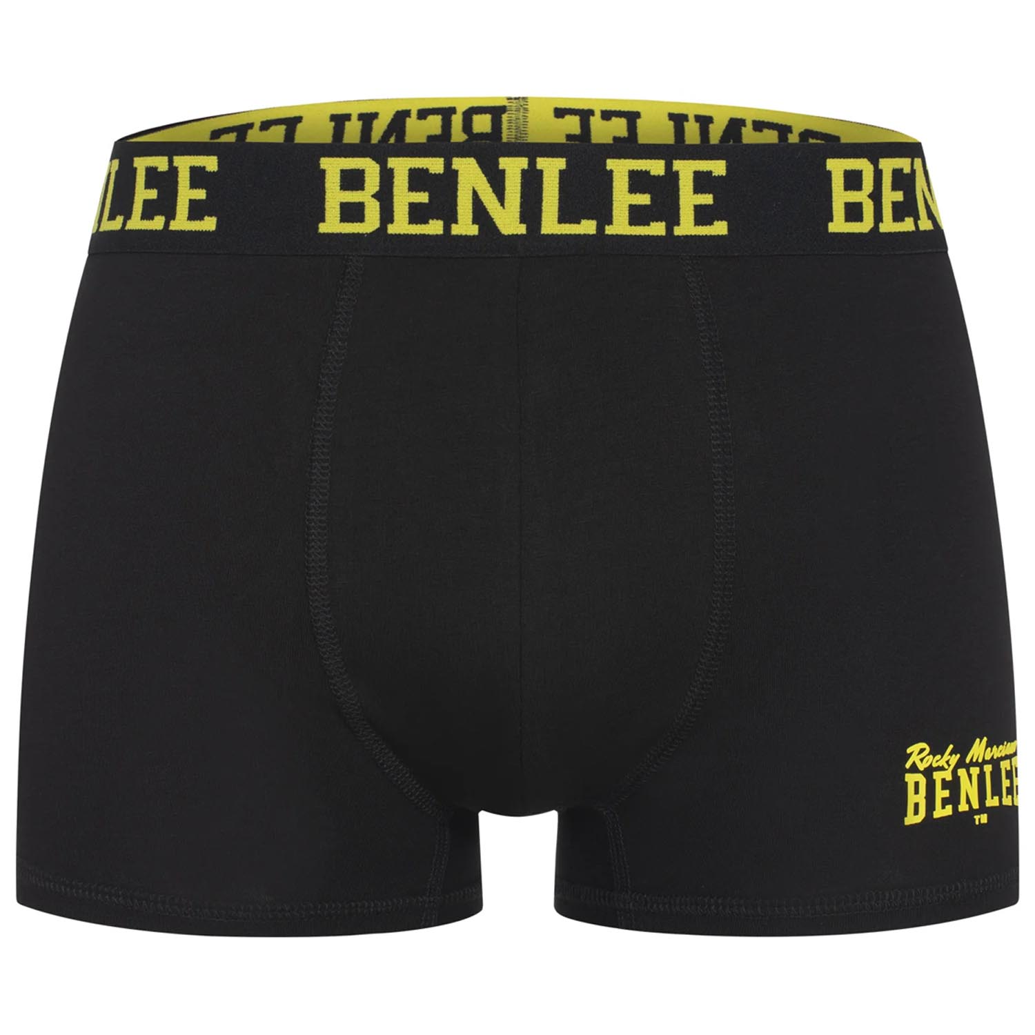 BENLEE Boxershorts, Abbington, 2 Pack, black-yellow, S