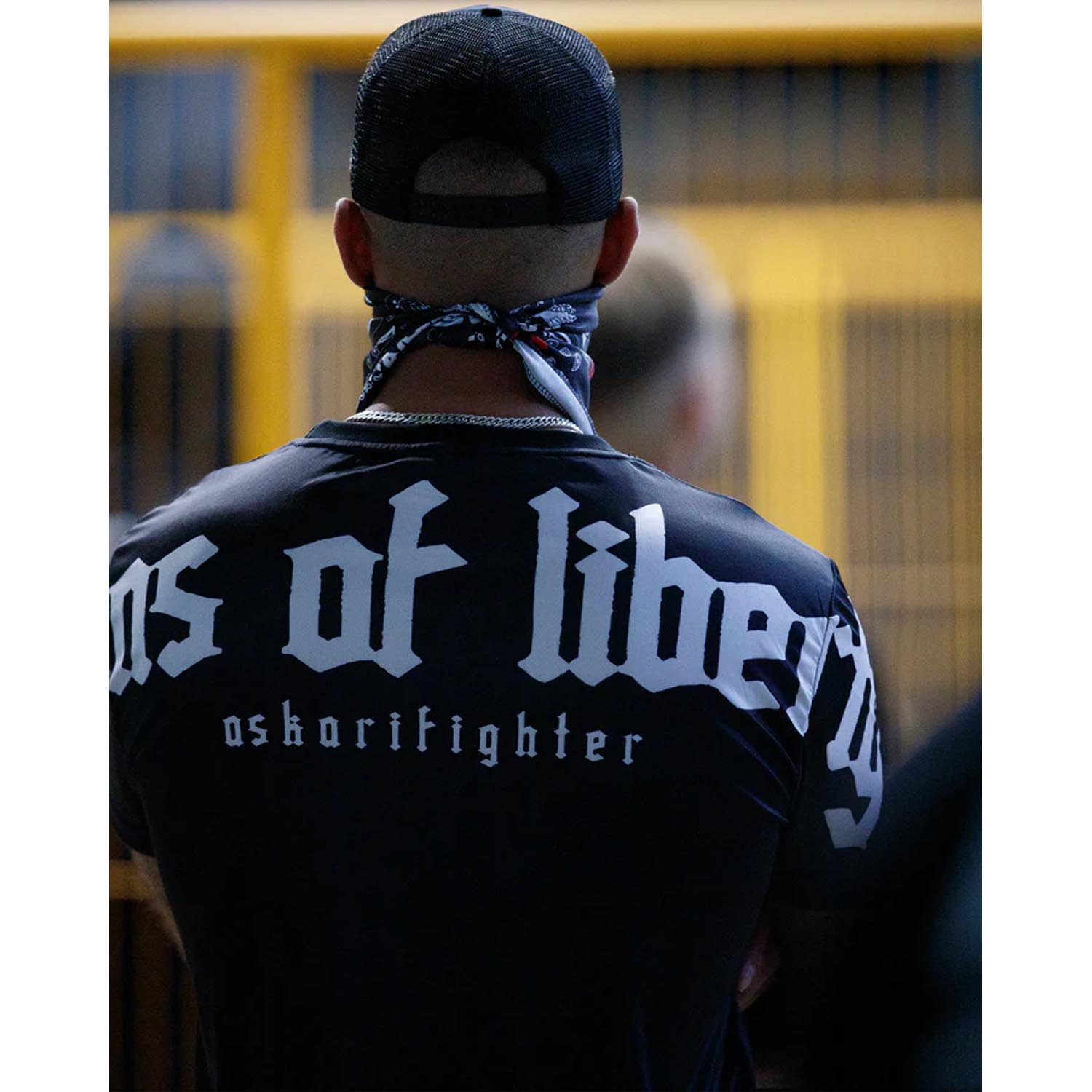 ASKARI Dry Tech T-Shirt, Sons of Liberty, black, XXL