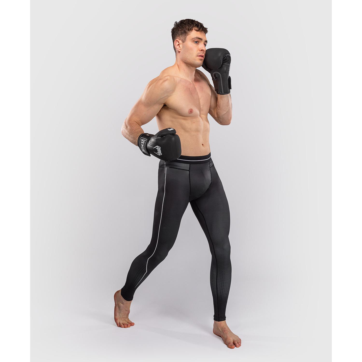 VENUM Compression Pants, Stealth, black-white, S