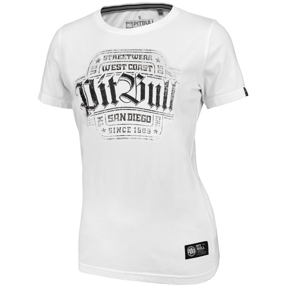 Pit Bull West Coast T-Shirt, Damen, San Diego, IV, weiß