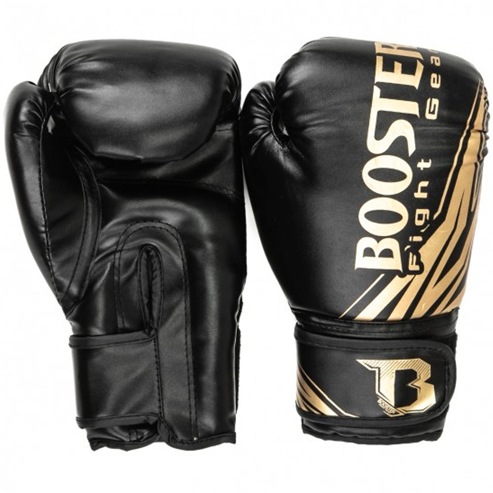 Booster Boxing Gloves, Kids, Champion, black-gold, 8 Oz