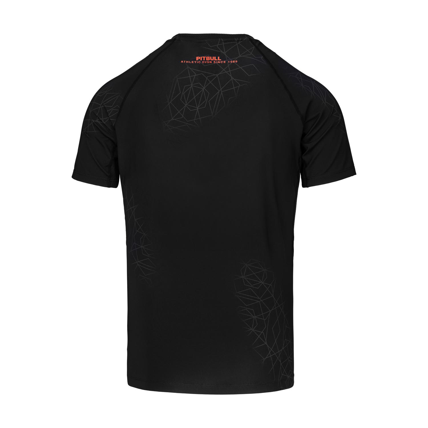 Pit Bull West Coast Rashguard, S/S, Ray, red, XXXL