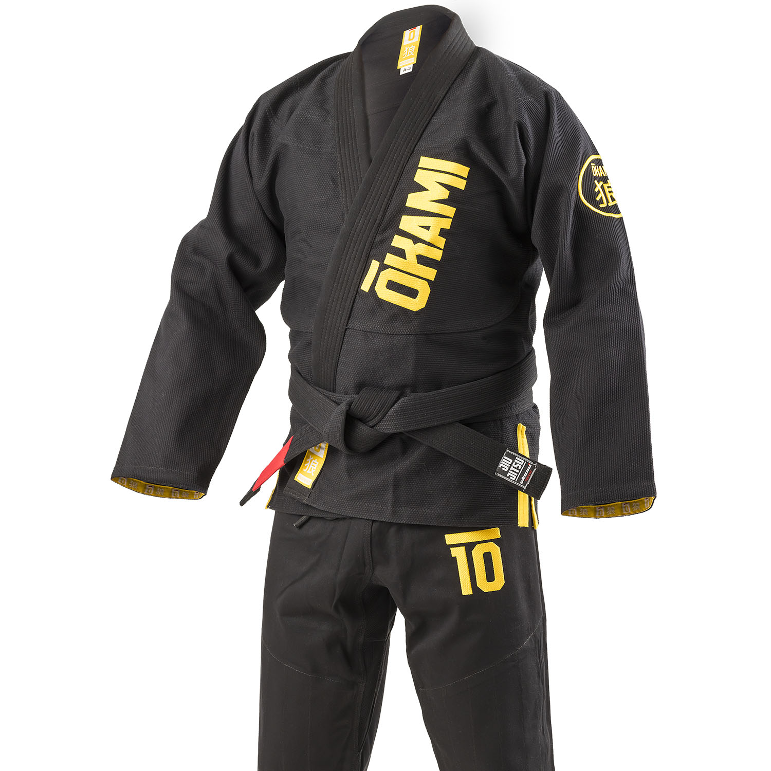 OKAMI BJJ Gi, Anniversary, schwarz, A2L