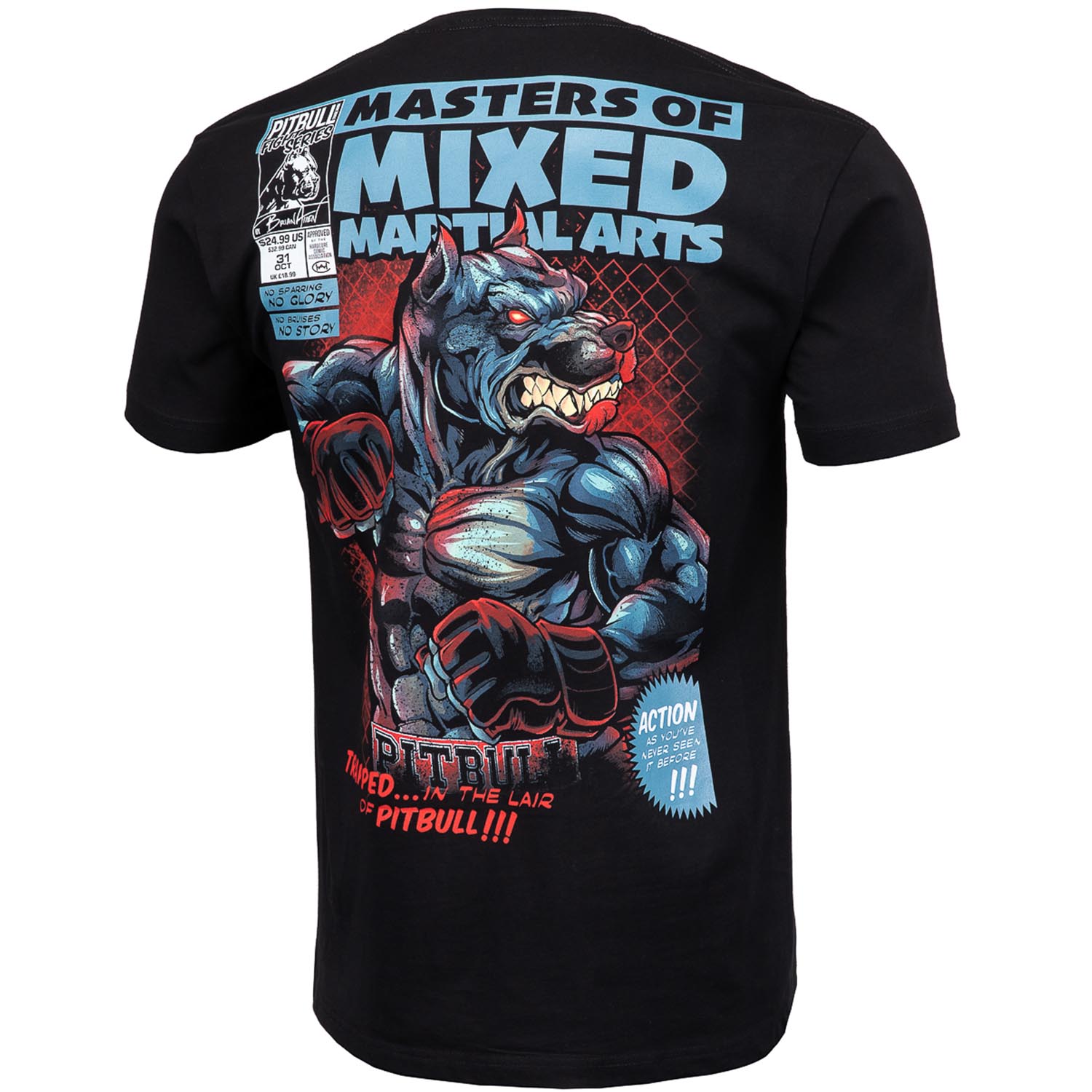 Pit Bull West Coast T-Shirt, Master Of MMA, schwarz