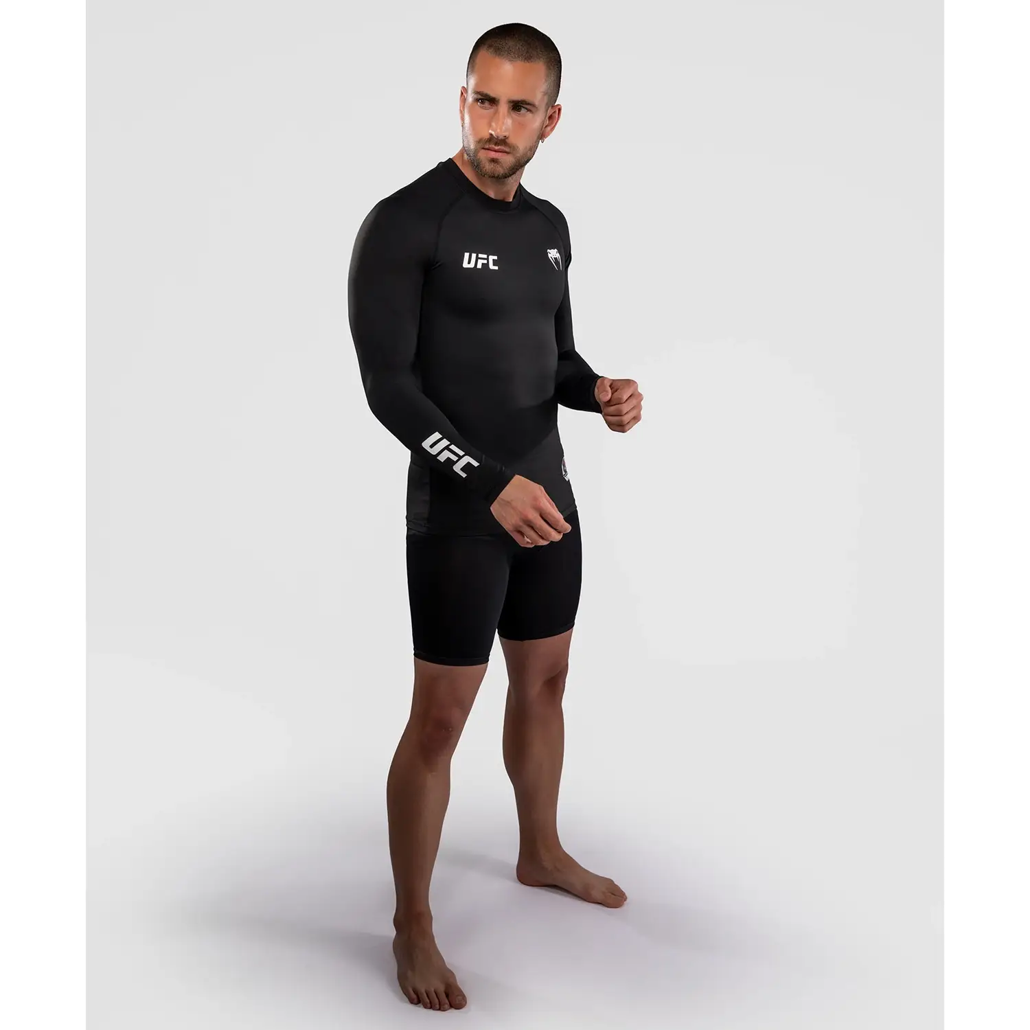 VENUM Rashguard, L/S, UFC Unity, black-white, XXL