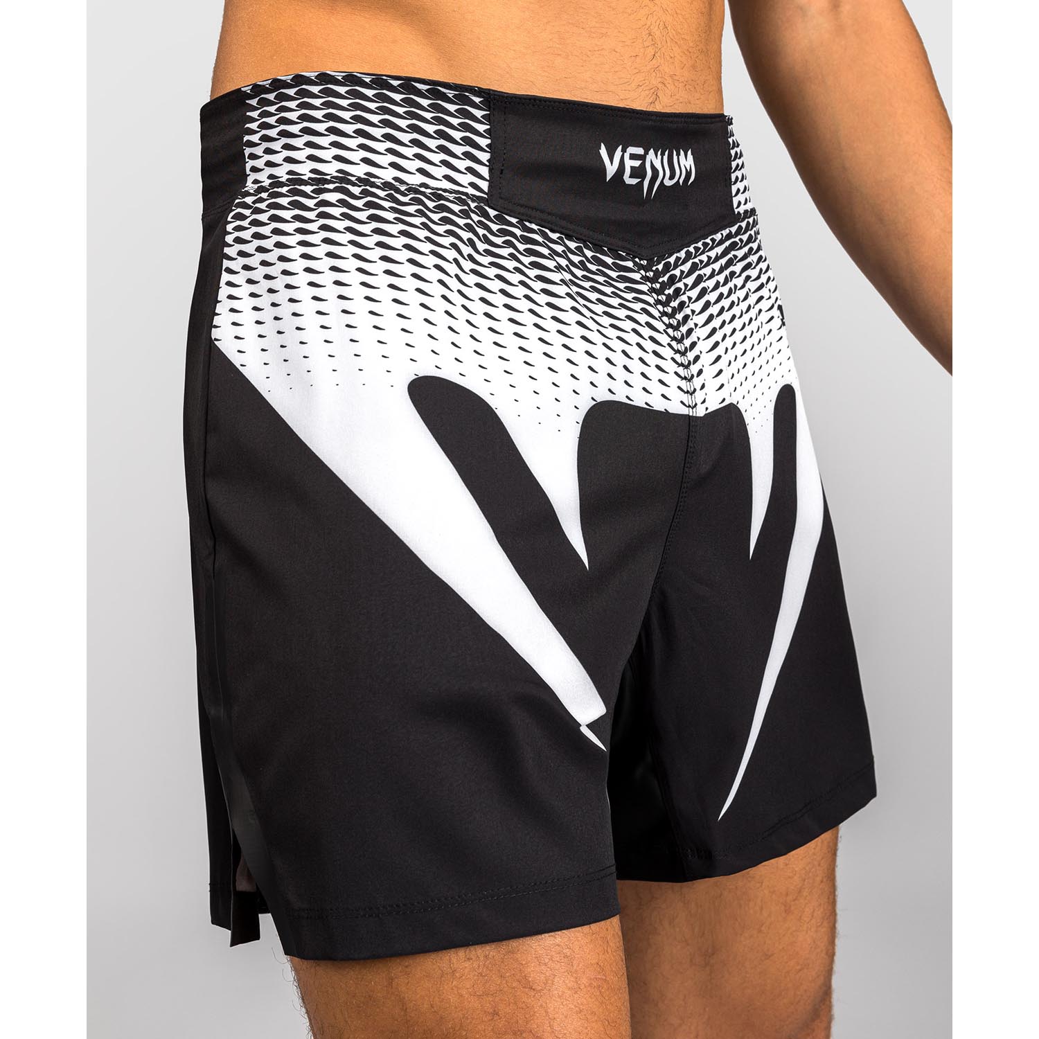 VENUM MMA Fight Shorts, No Gi, black-white, XXL