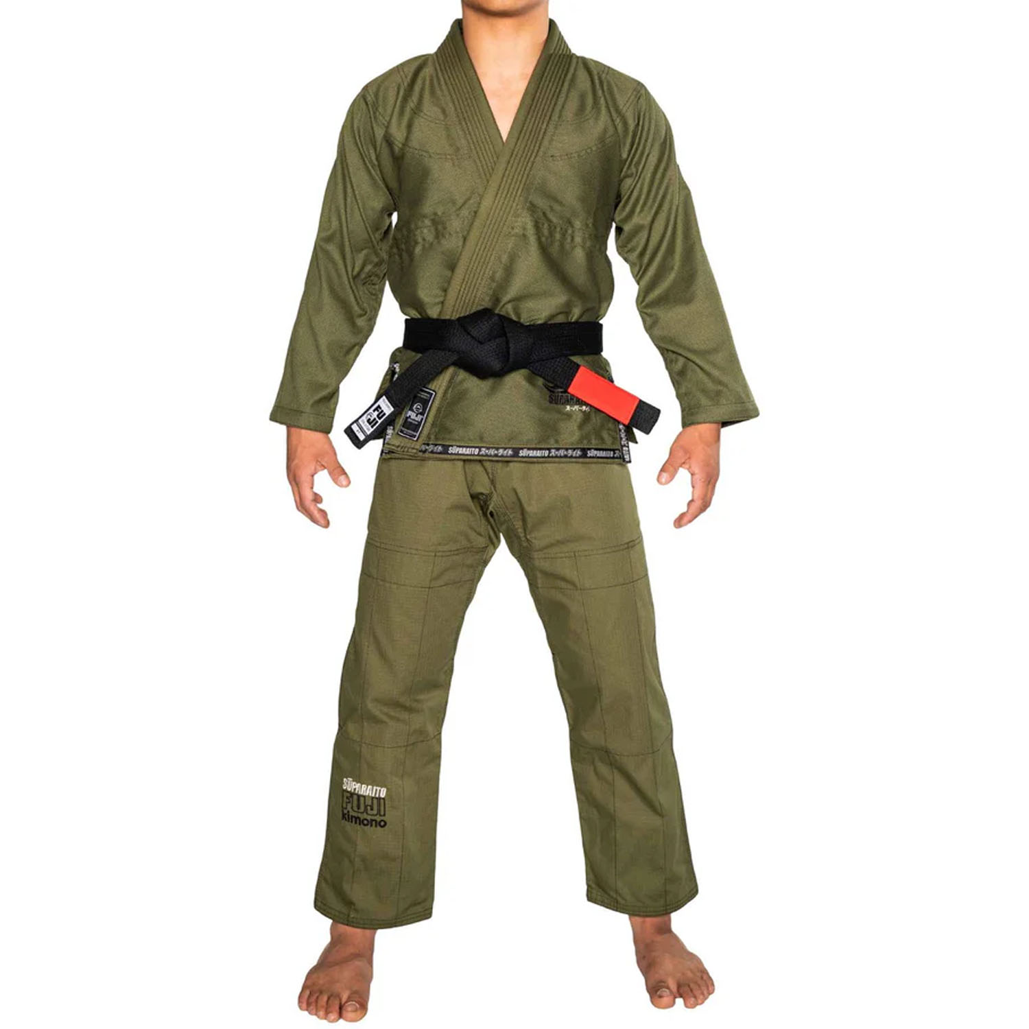 FUJI BJJ GI, Suparaito, olive, A1L