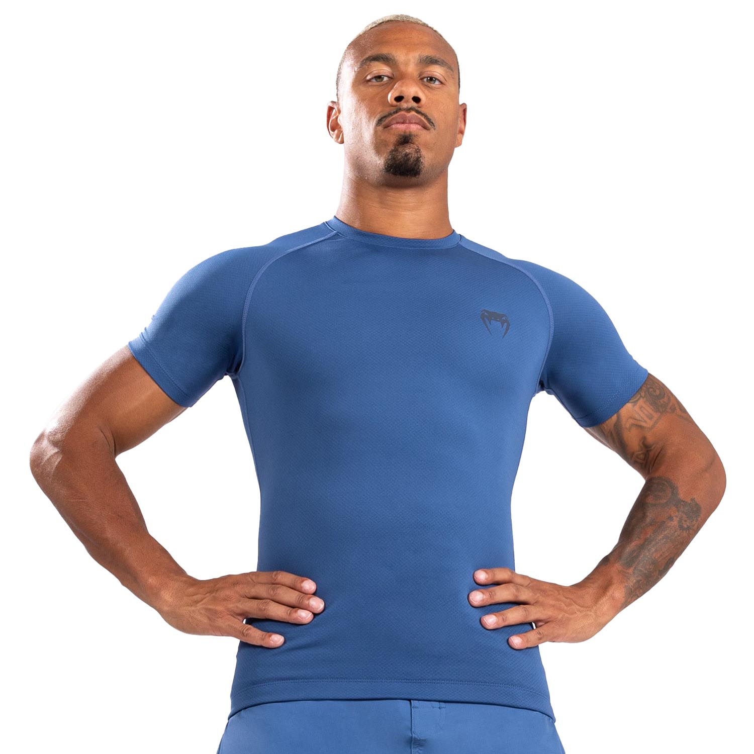 VENUM Rashguards, S/S, Contender, blue, S