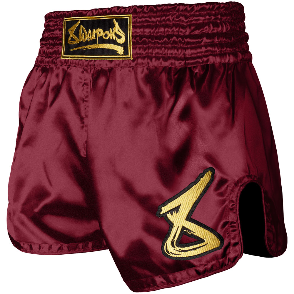 8 WEAPONS Strike Shorts, weinrot, XL