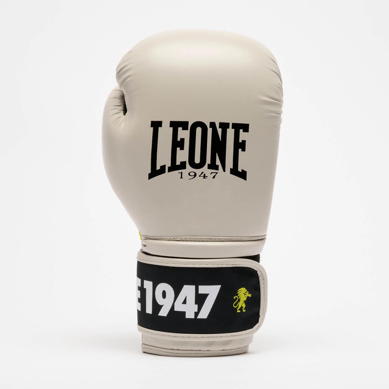LEONE Boxing Gloves, Stripe'47, beige, 16 Oz