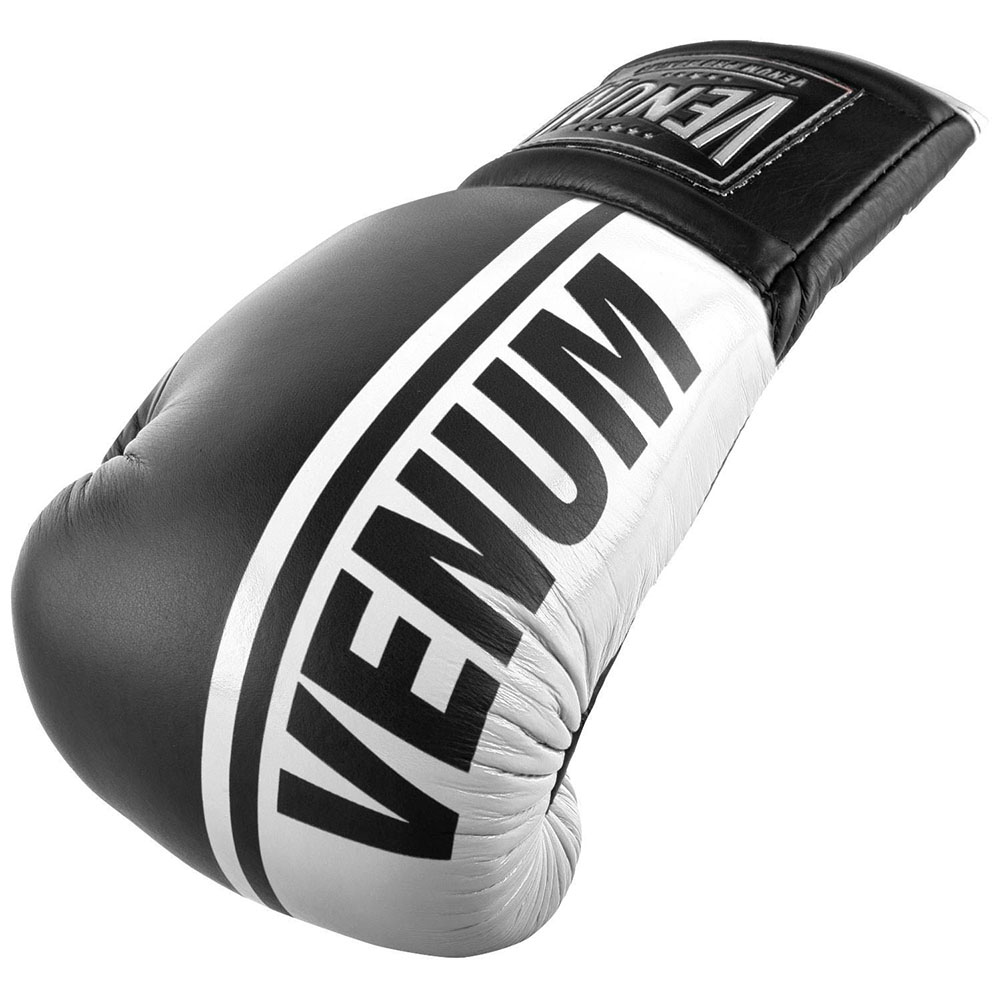 VENUM Boxing Gloves, Shield Pro, Laces, bl-w, 10 Oz