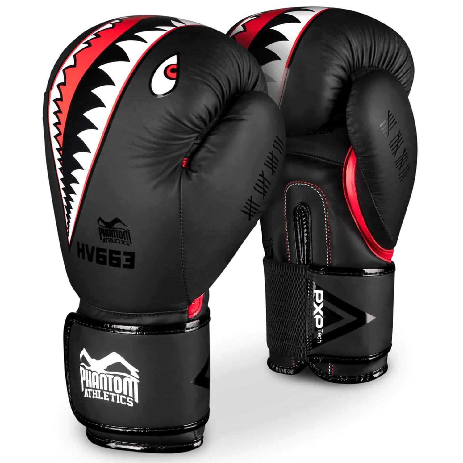 Phantom Athletics Boxing Gloves, Fight Squad, black, 10 Oz
