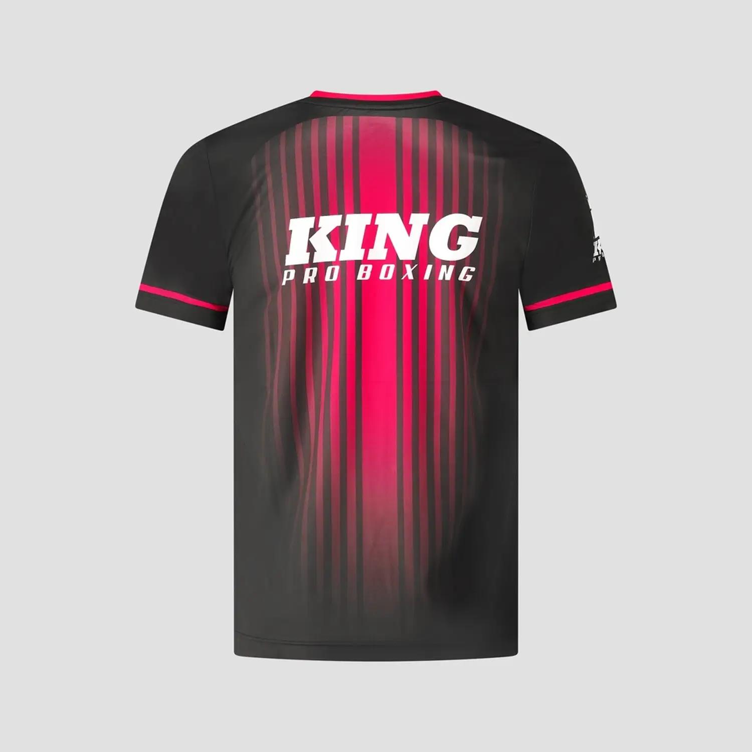 KING PRO BOXING Functional T-Shirt, Bloodline 1, black-red, M