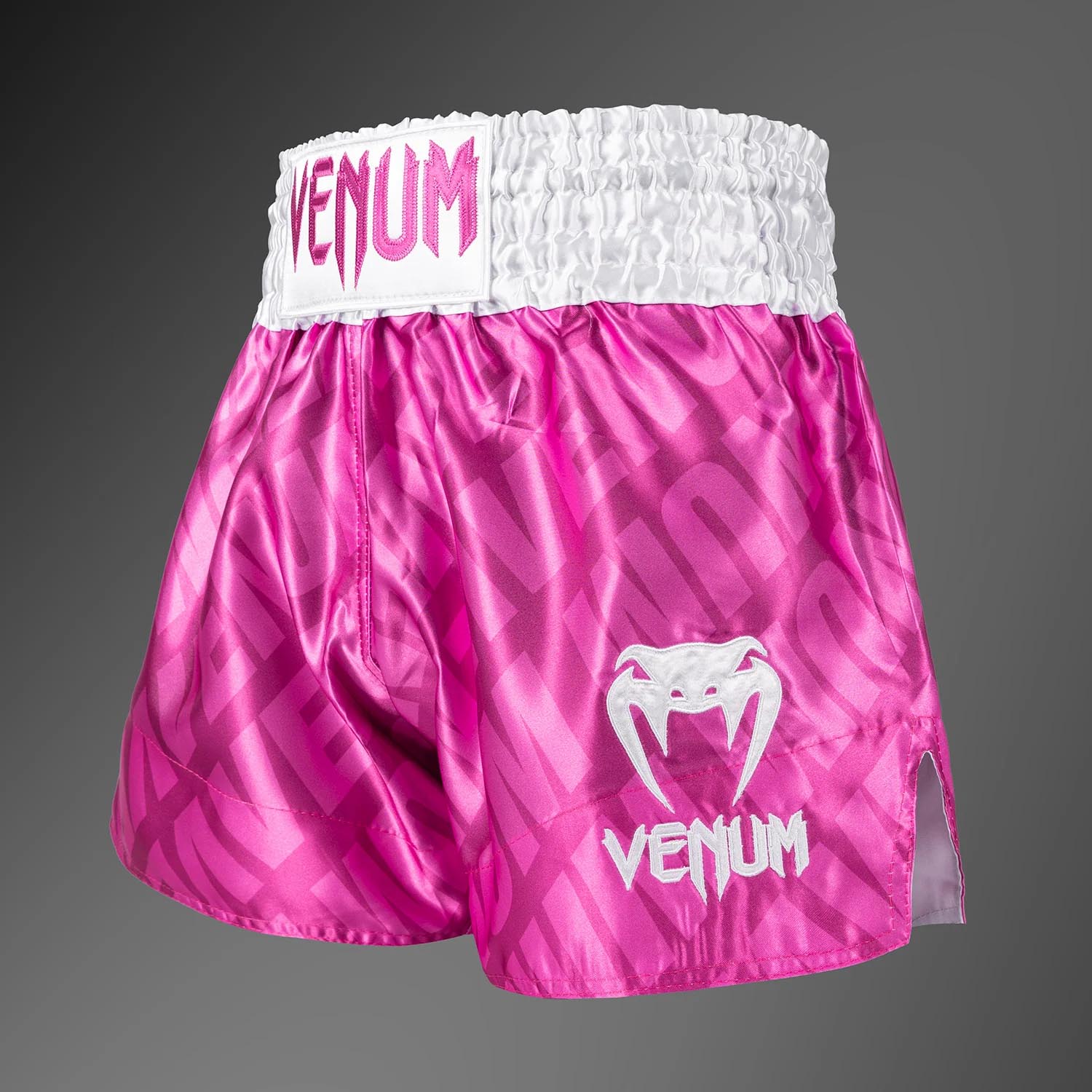 VENUM Muay Thai Shorts, Contender XT, pink-white, XL