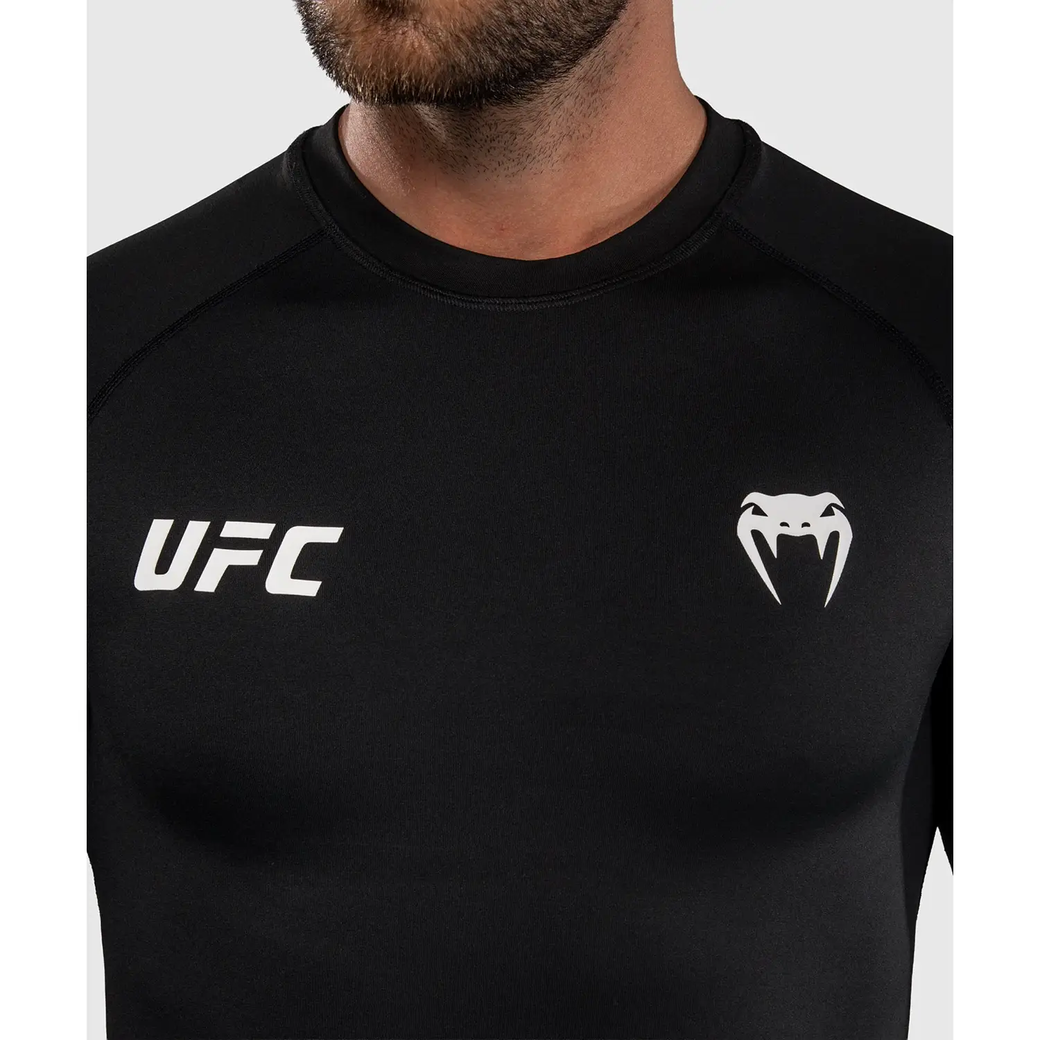 VENUM Rashguard, L/S, UFC Unity, black-white, XXL