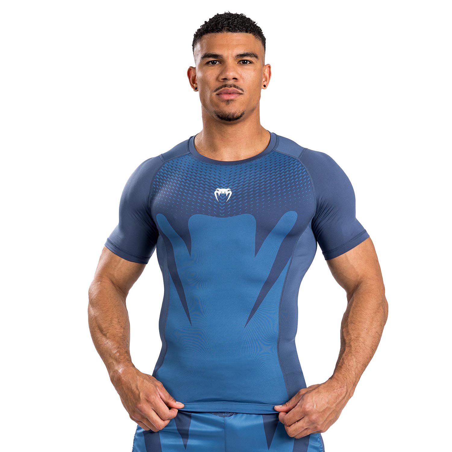 VENUM Rashguard, S/S, Attack, navy-blau, XXL
