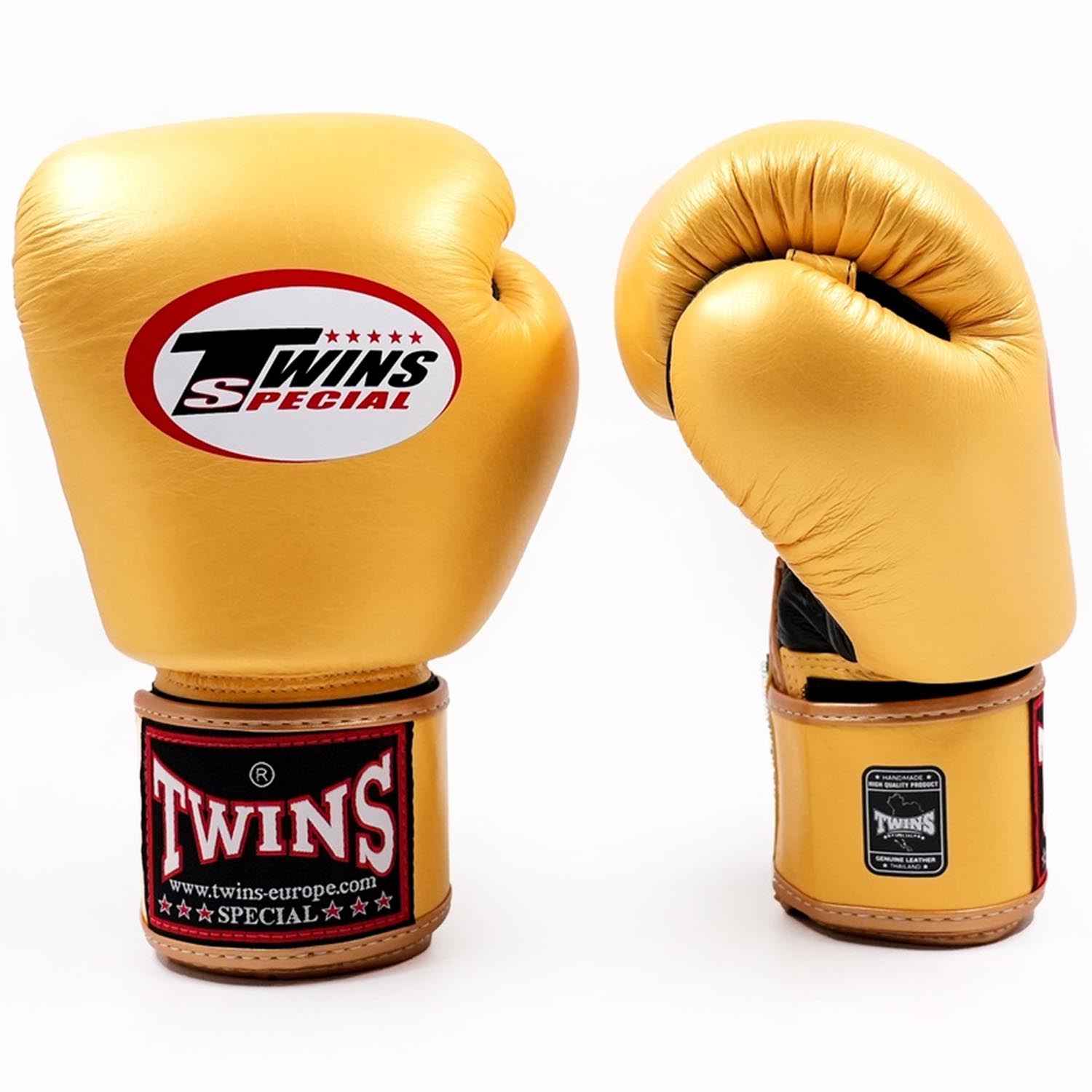 TWINS Special Boxing Gloves, BGVL-3 Air, gold-black, 14 Oz