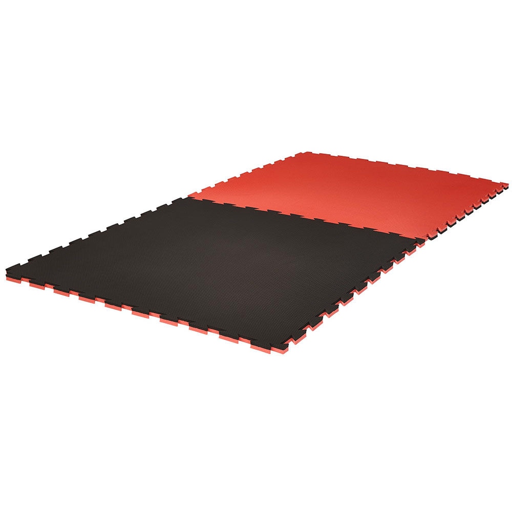 Ju-Sports Pzl-Mat, Pro Grappling Cross, black-red, 2 cm