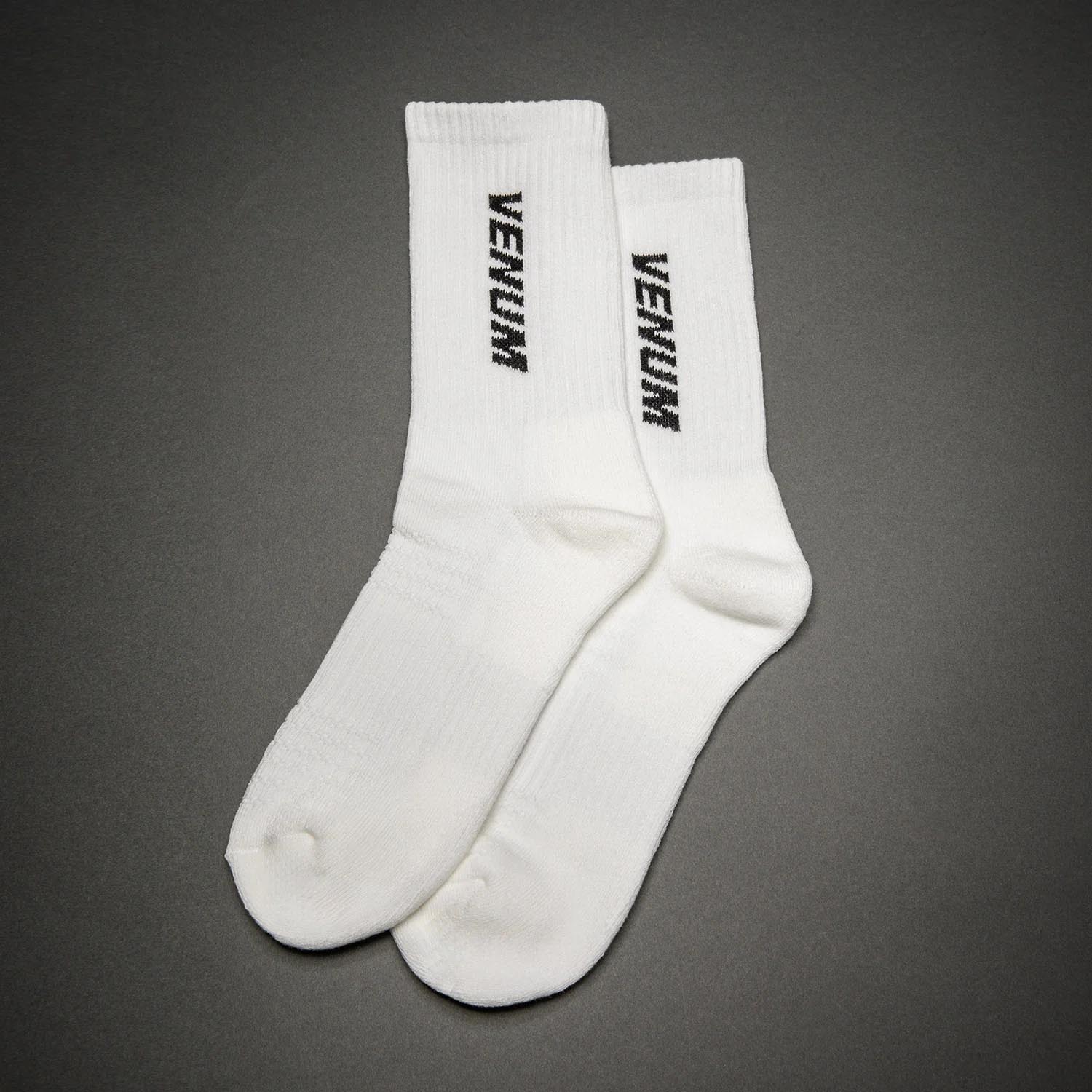 VENUM Socks, Essential, 3er Set, white-black, L