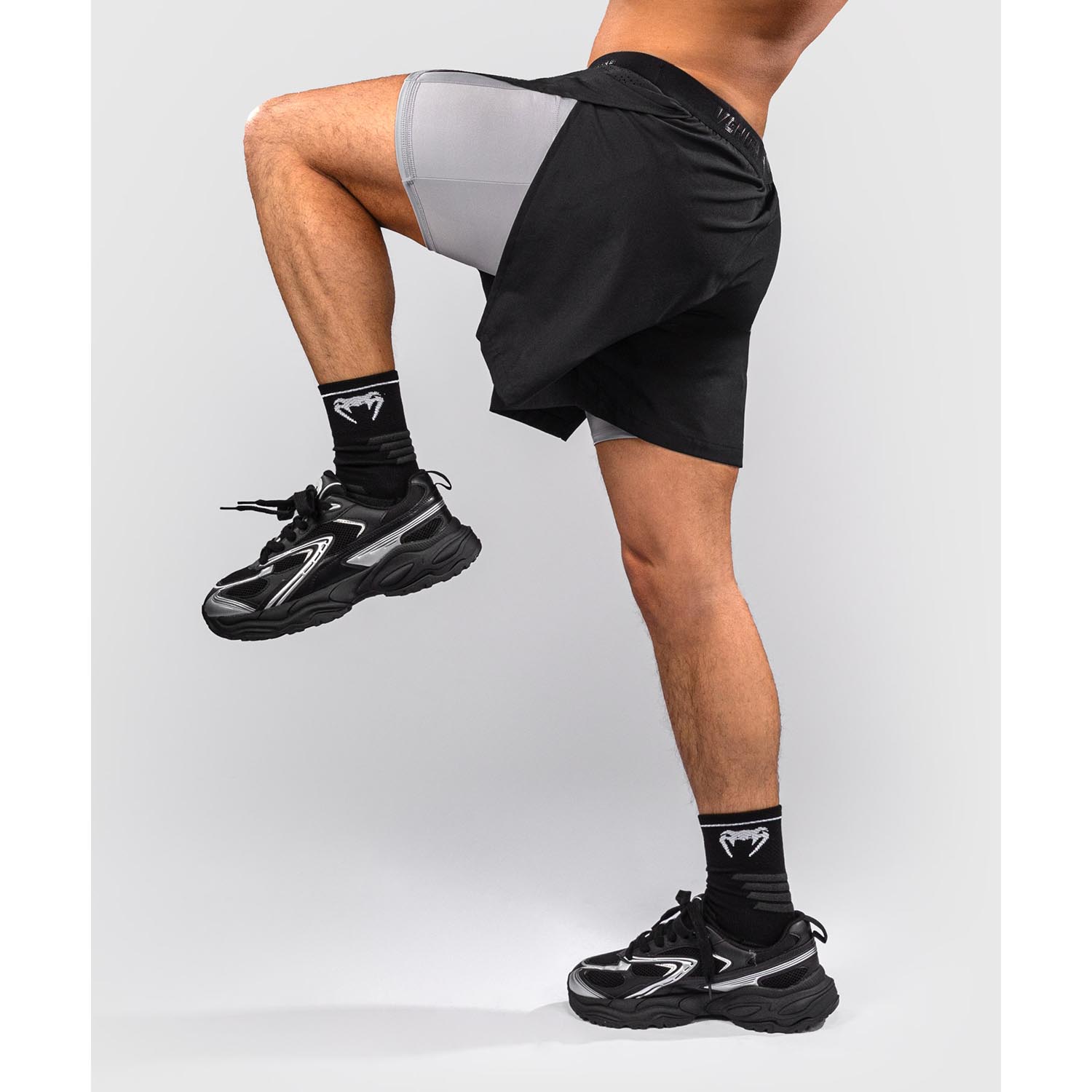 VENUM Training Shorts, Lazer, black-grey, L