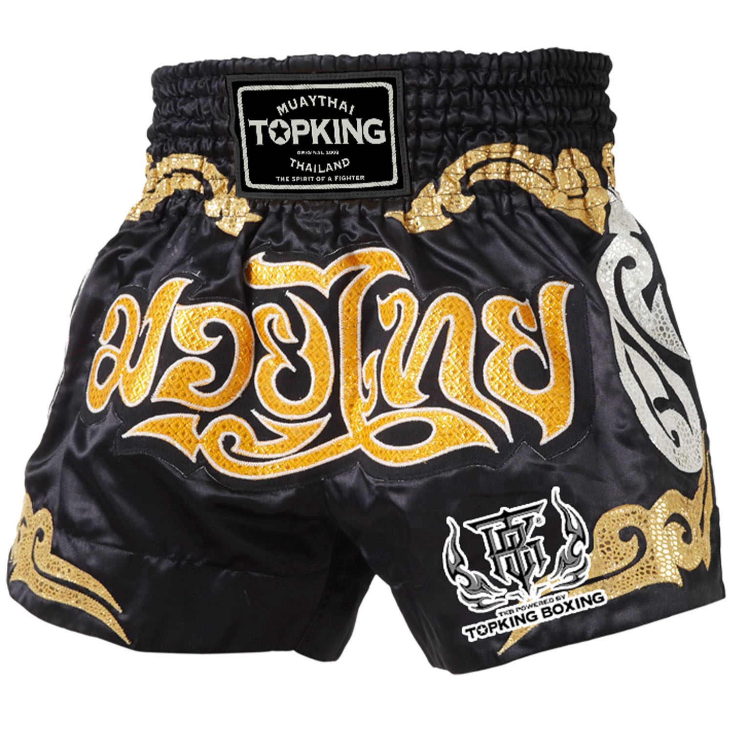 TOP KING BOXING Muay Thai Shorts, TKTBS-061, schwarz