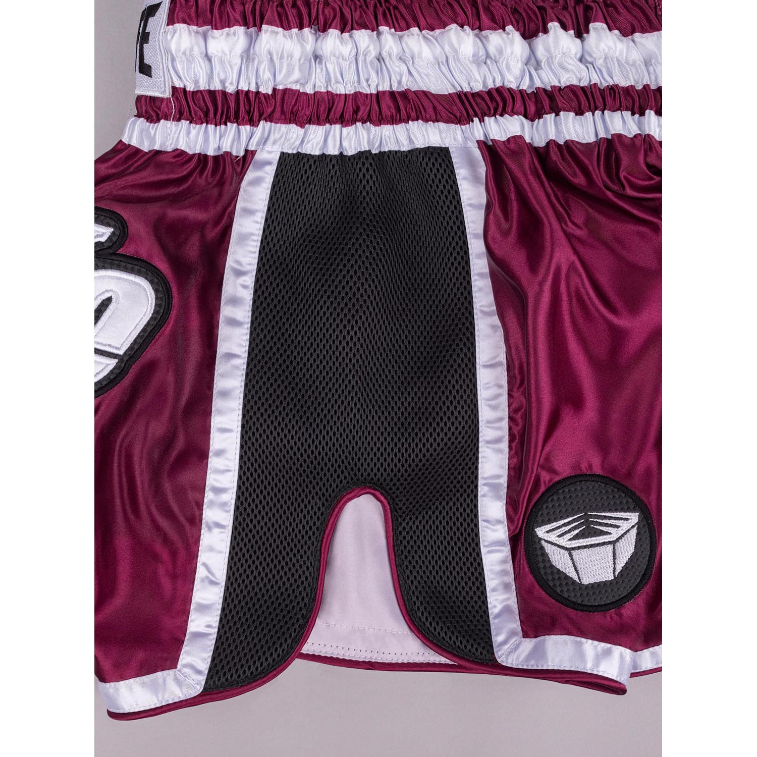 RINGLIFE Muay Thai Shorts, Represent, red-black, L