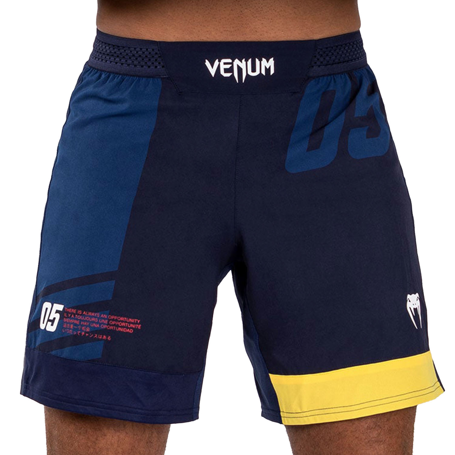 VENUM MMA Fight Shorts, Sport 05, blau-gelb, S