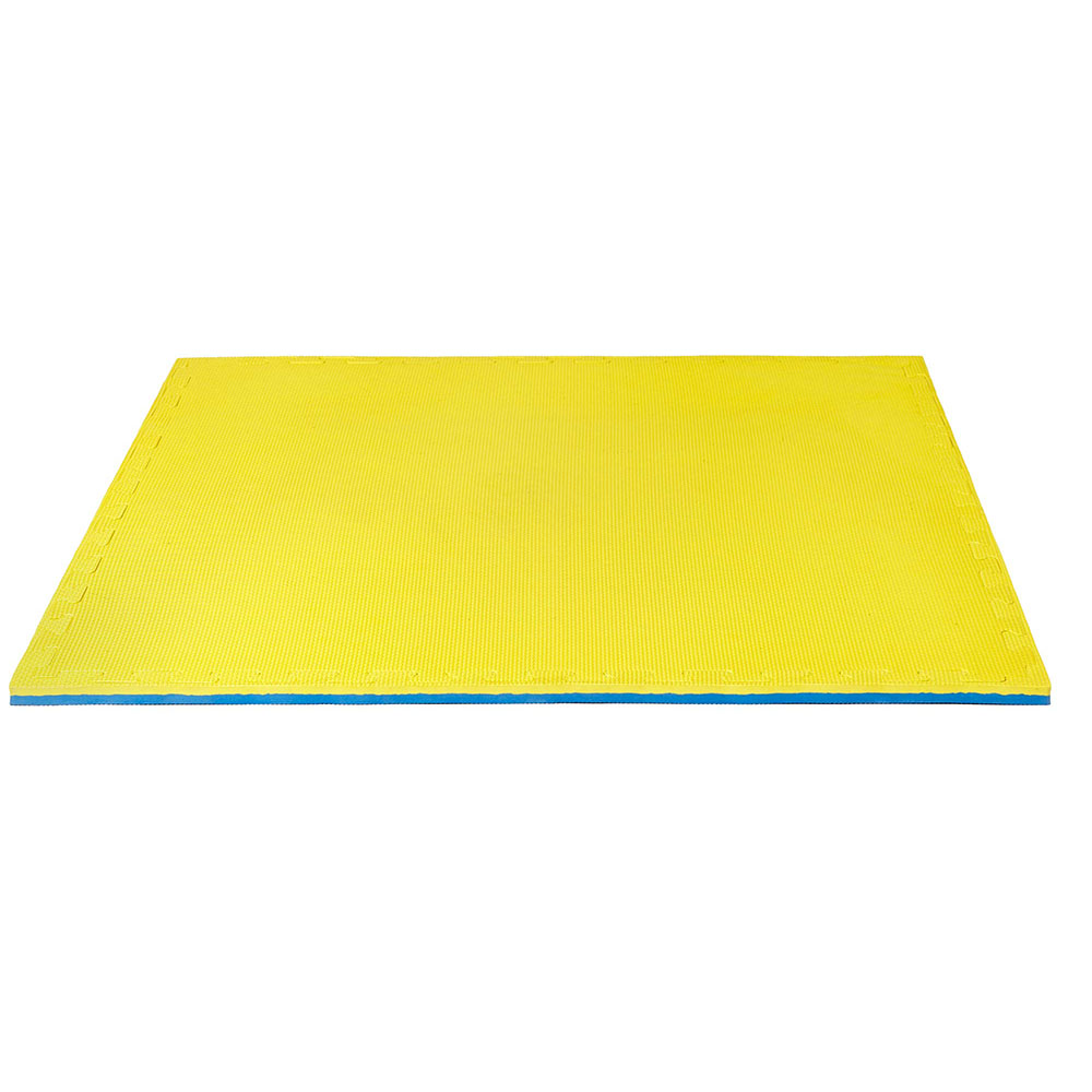 Ju-Sports Puzzle Mat, Econo Cross, yellow-blue, 2 cm
