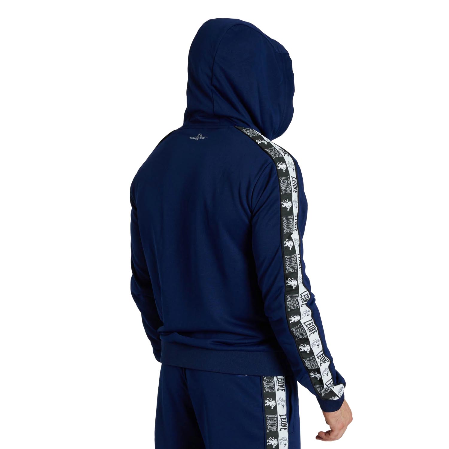 LEONE Hoody, Iconic, blue-white, S