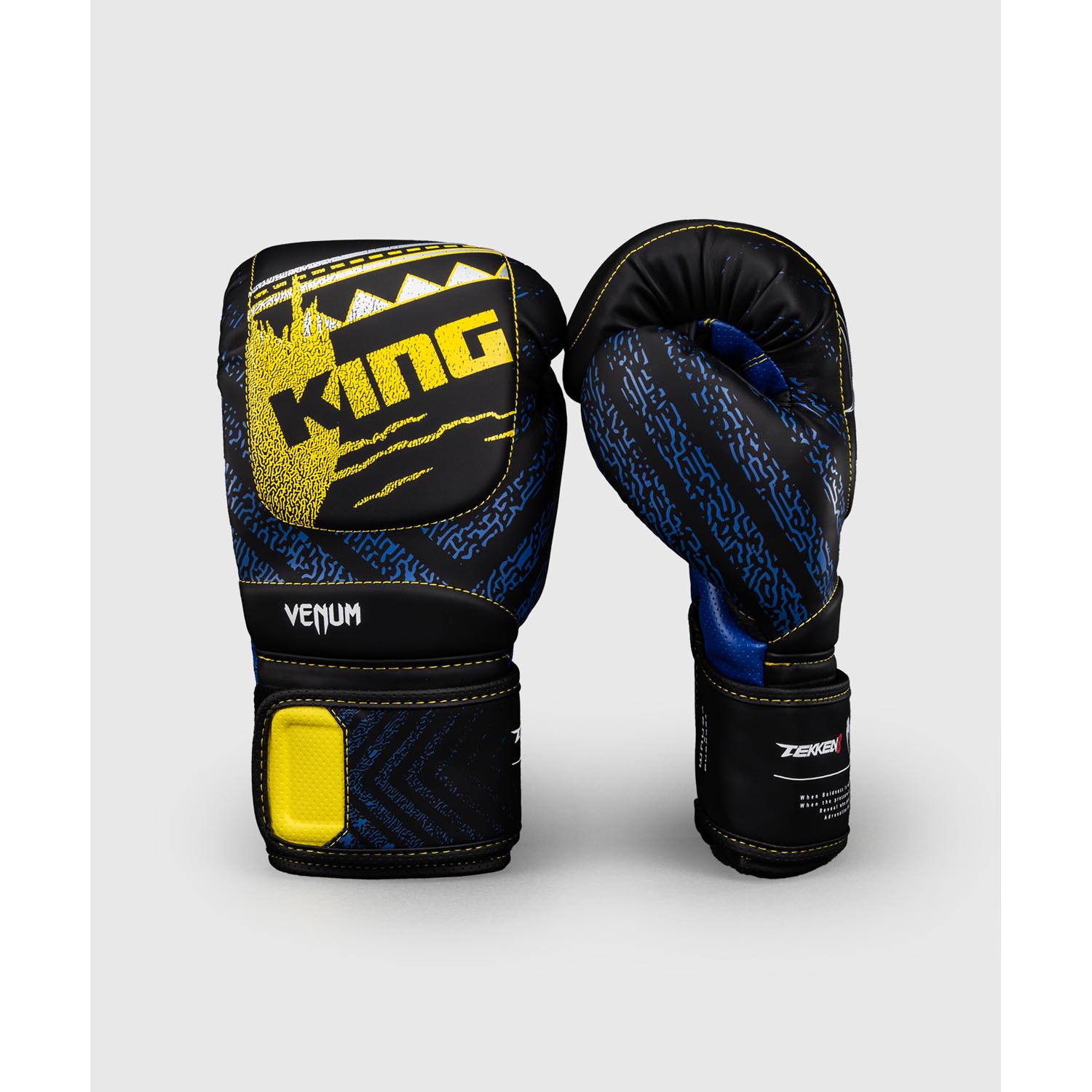 VENUM Boxing Gloves, Tekken 8, King, black-yellow, 16 Oz