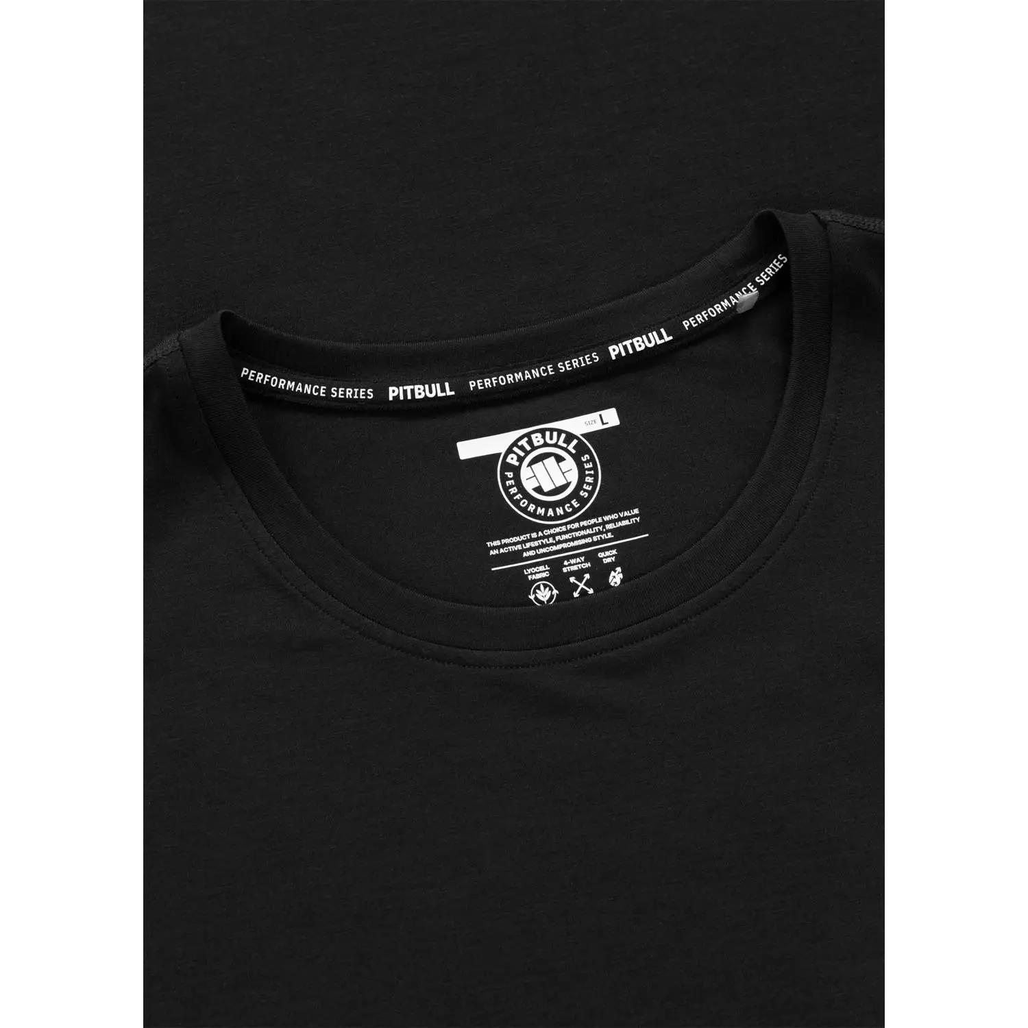 Pit Bull West Coast Functional T-Shirt, Casual Sport Small Logo, black, XXXL