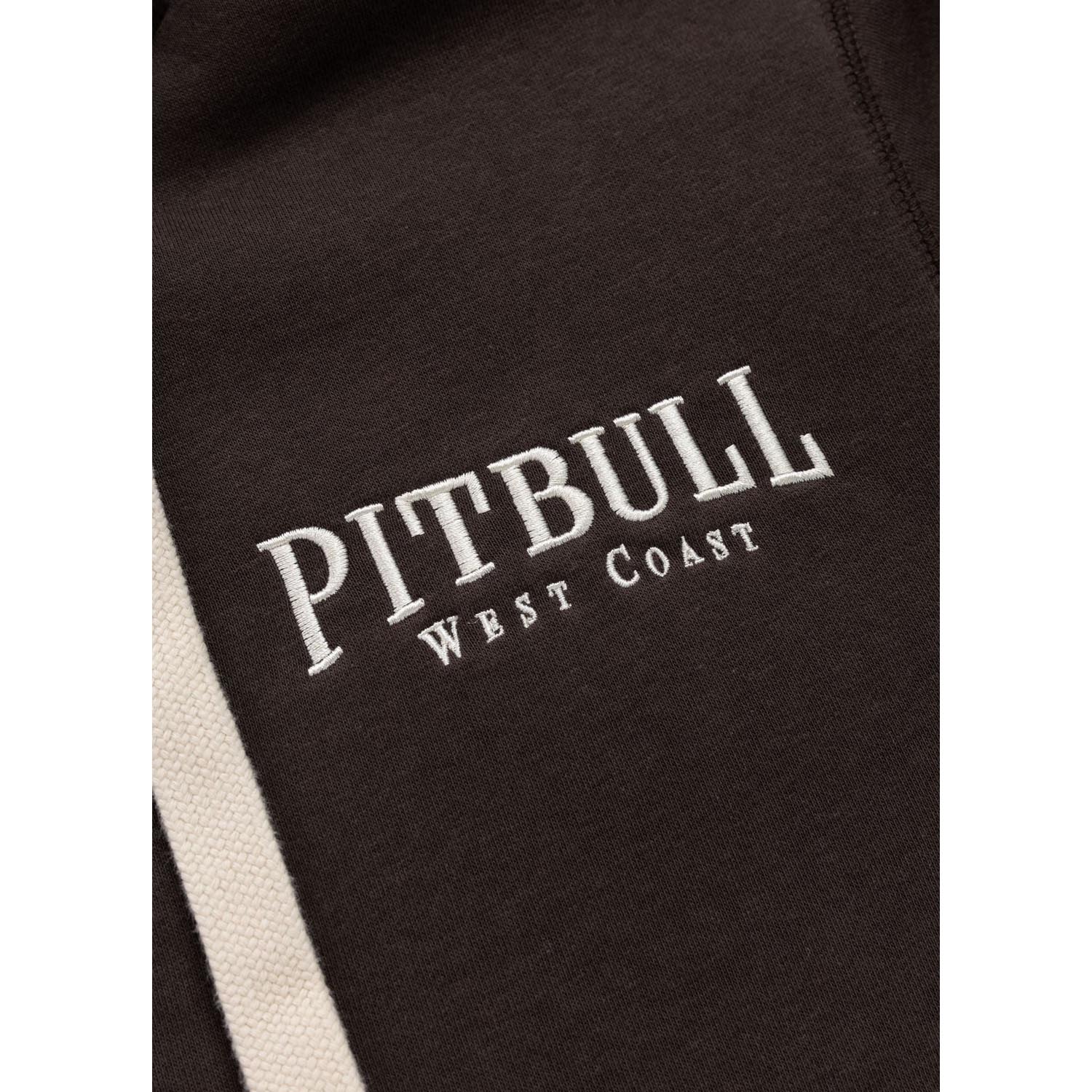Pit Bull West Coast Zip Hoody, Ruffin Detroit, brown, M