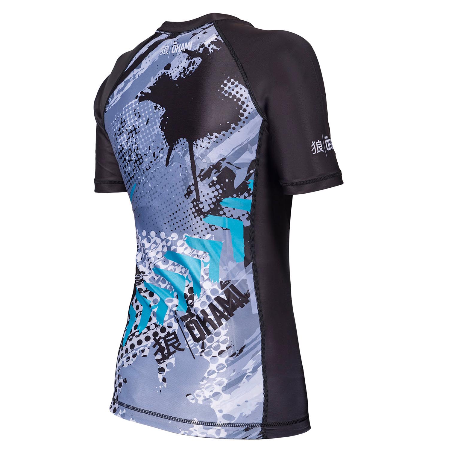 OKAMI Rashguard, S/S, Women, Dark Shadow