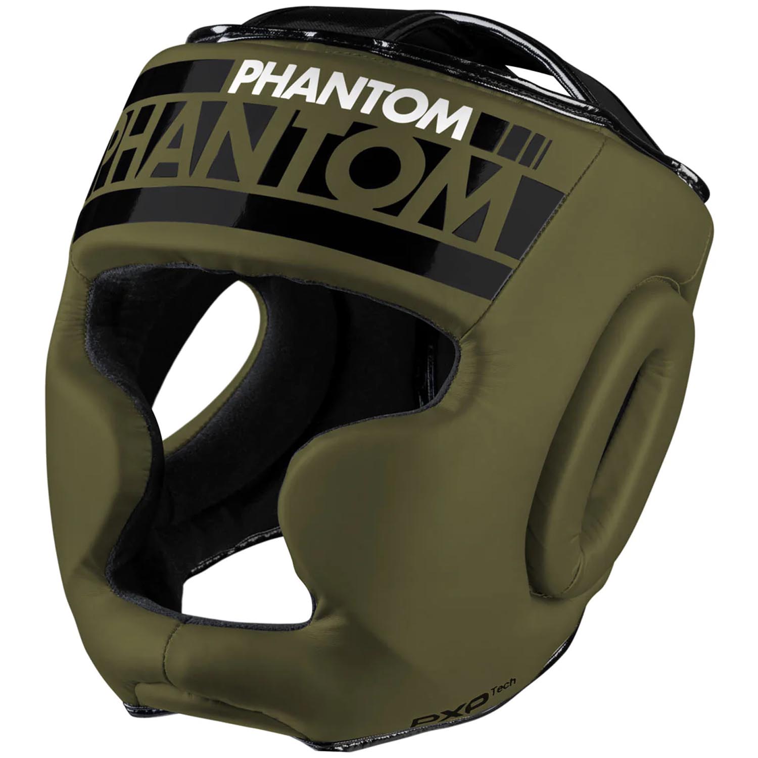 Phantom Athletics Headguard, Apex, Full Face, army