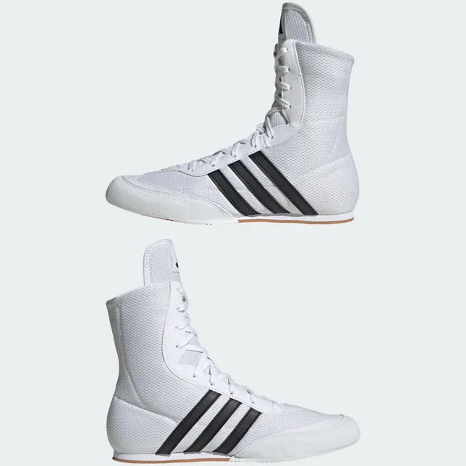 adidas Boxing Shoes, Box Hog 2, white-black, 40 (UK 6.5)