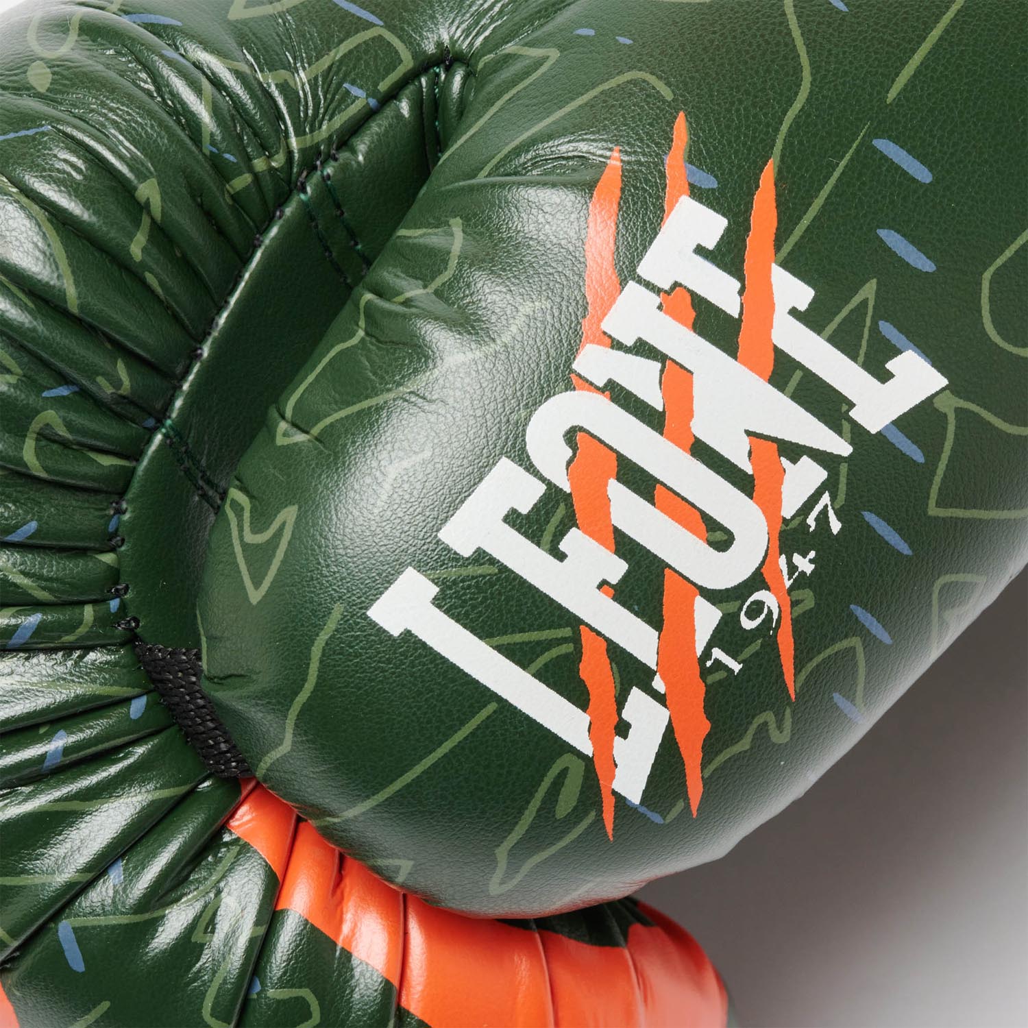 LEONE Boxing Gloves, Primal Instinct, GN004, green, 12 Oz