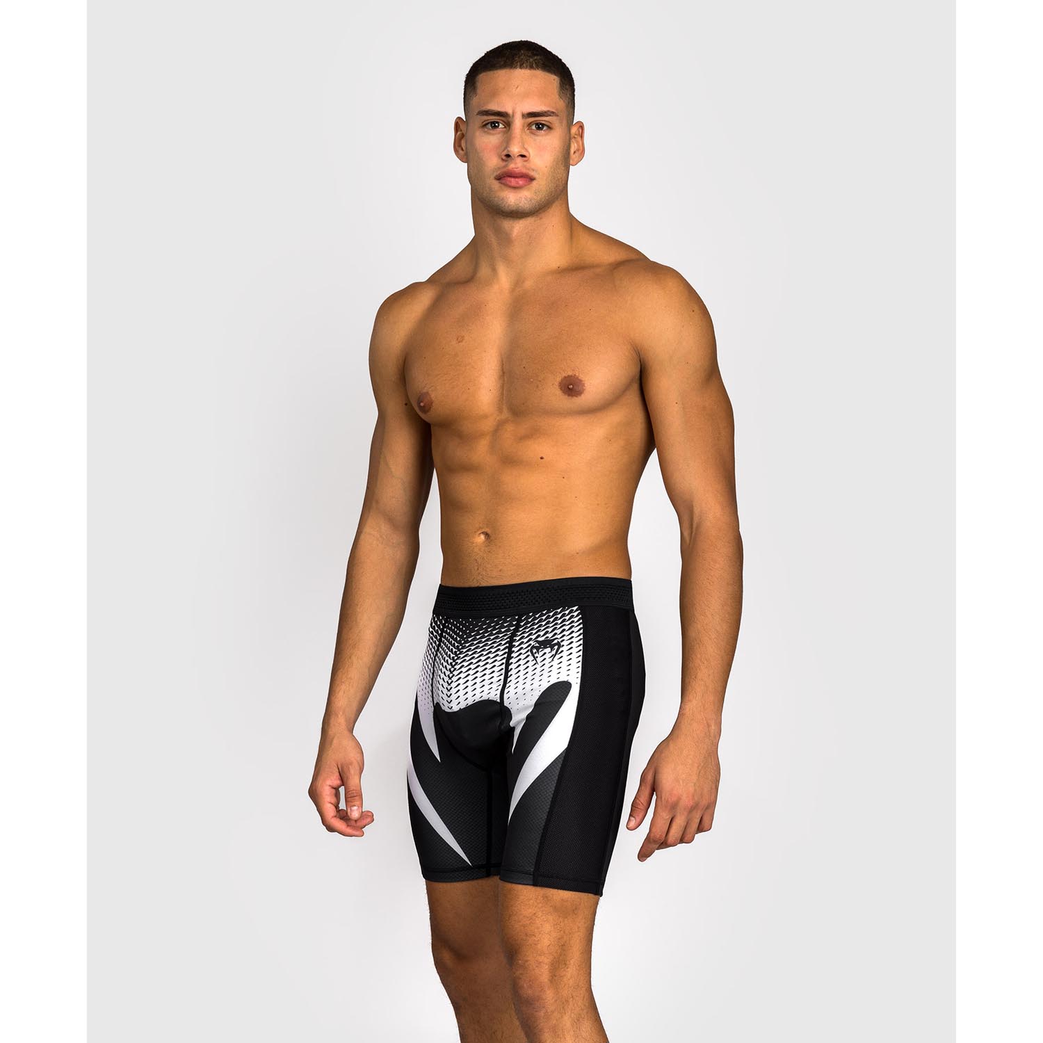 VENUM Compression Shorts, No Gi, black-white, XL