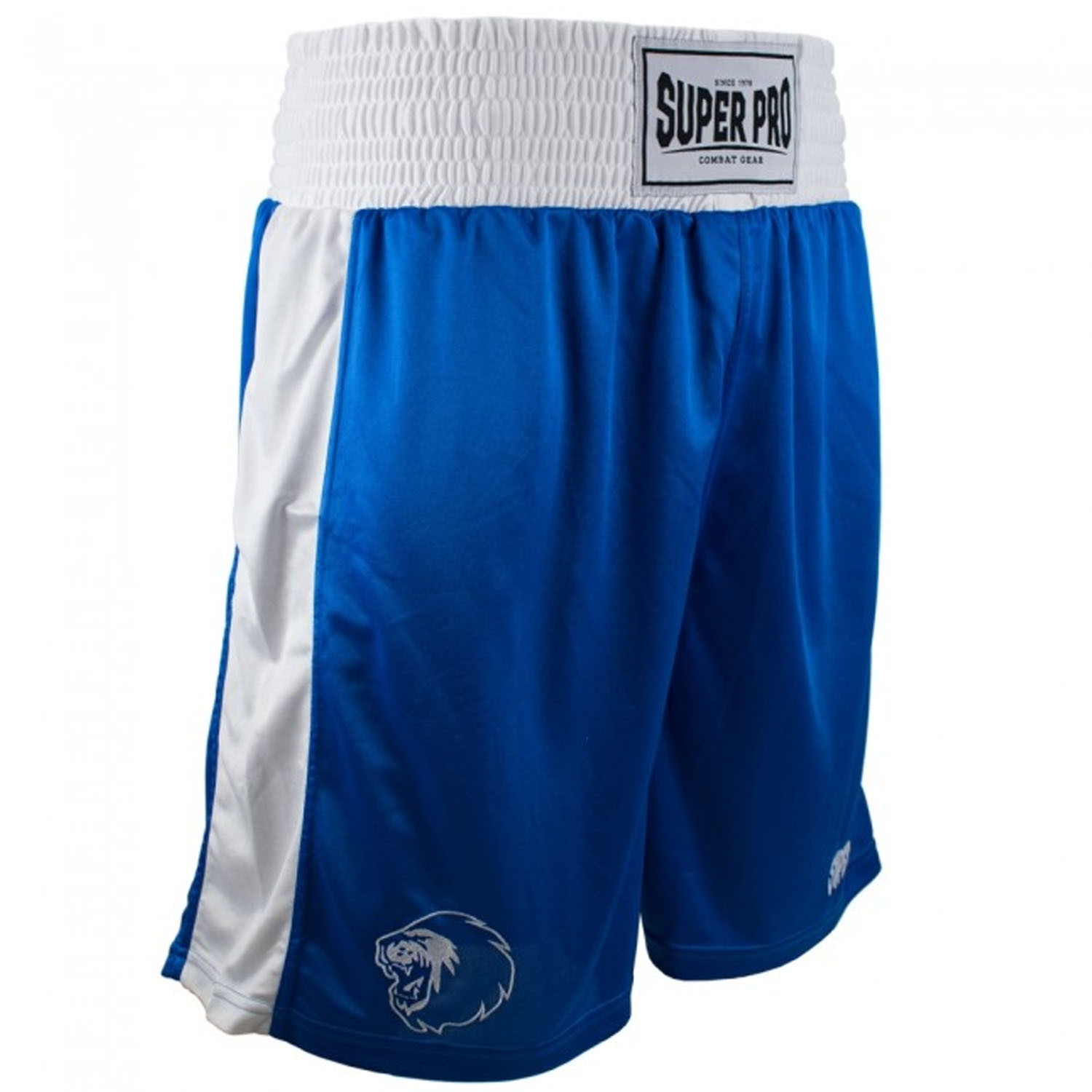 Super Pro Boxing Pants, Club, blue- white, S