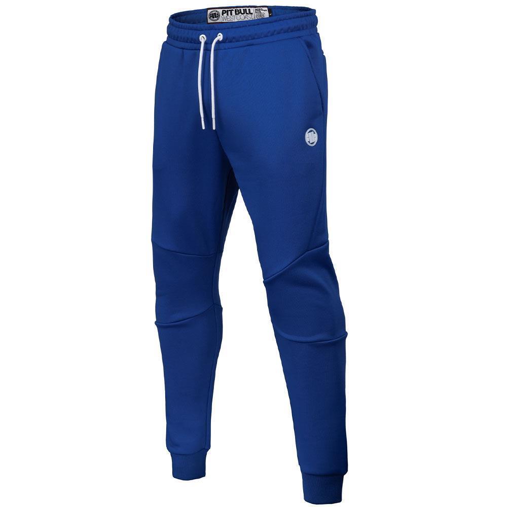 Pit Bull West Coast Jogginghosen, Old School small Logo, blau