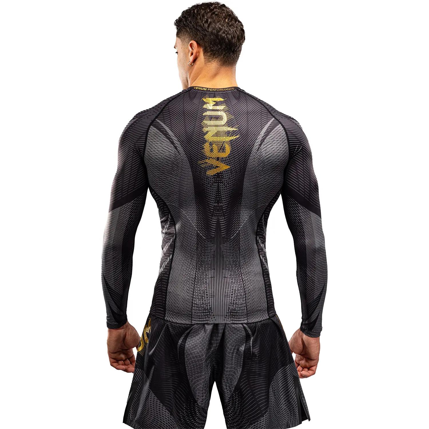 VENUM Rashguard, L/S, Galactic 3.0, black-gold, S