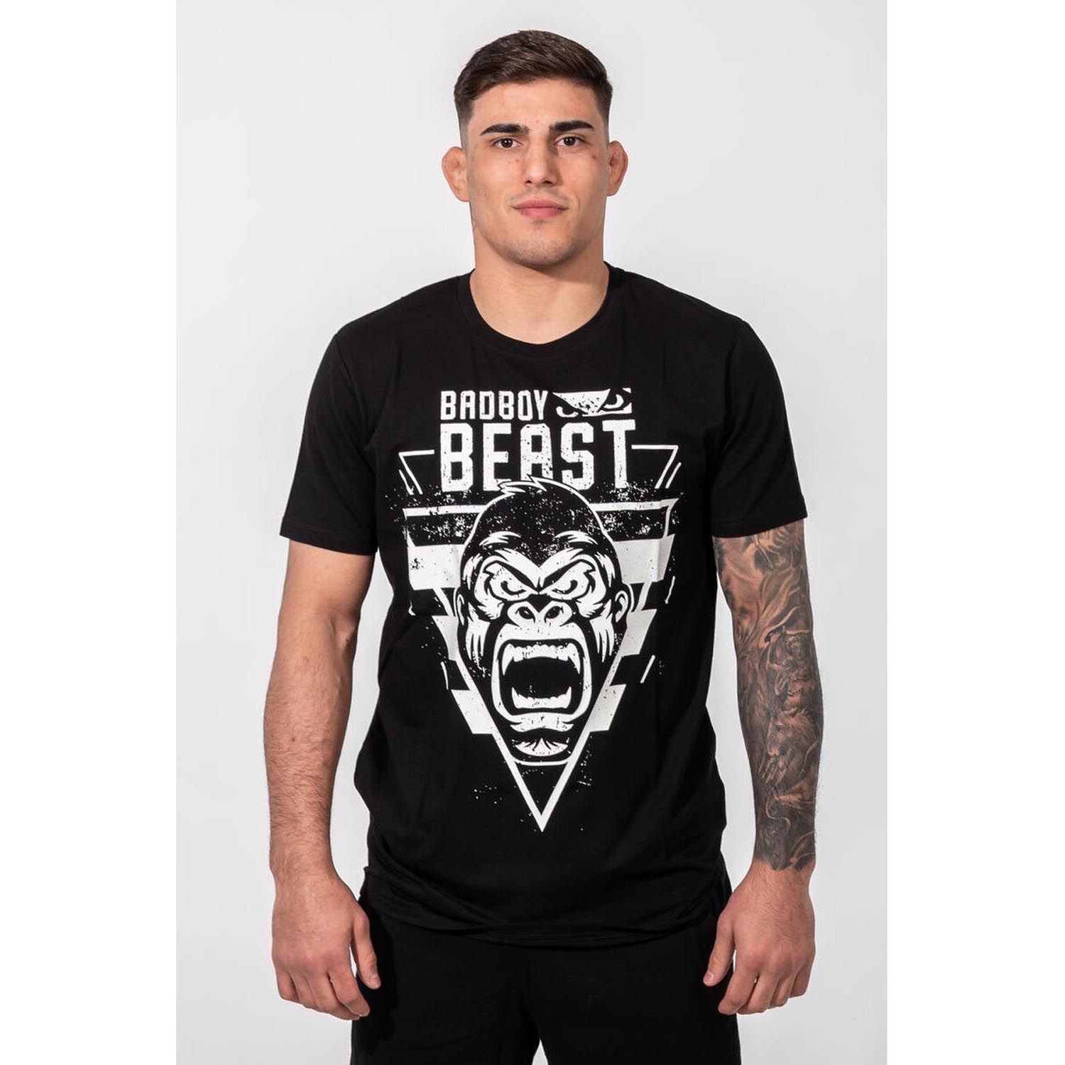 Bad Boy T-Shirt, Roll Like A Beast, black-white, XXL