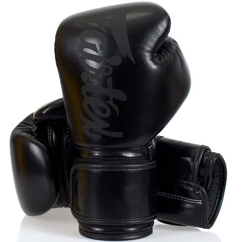 Fairtex Boxing Gloves, BGV-14, black-matt, 12 Oz