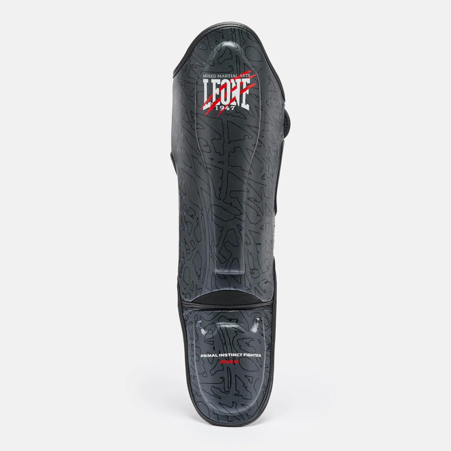 LEONE Shin Guard, Primal Instinct, black, M