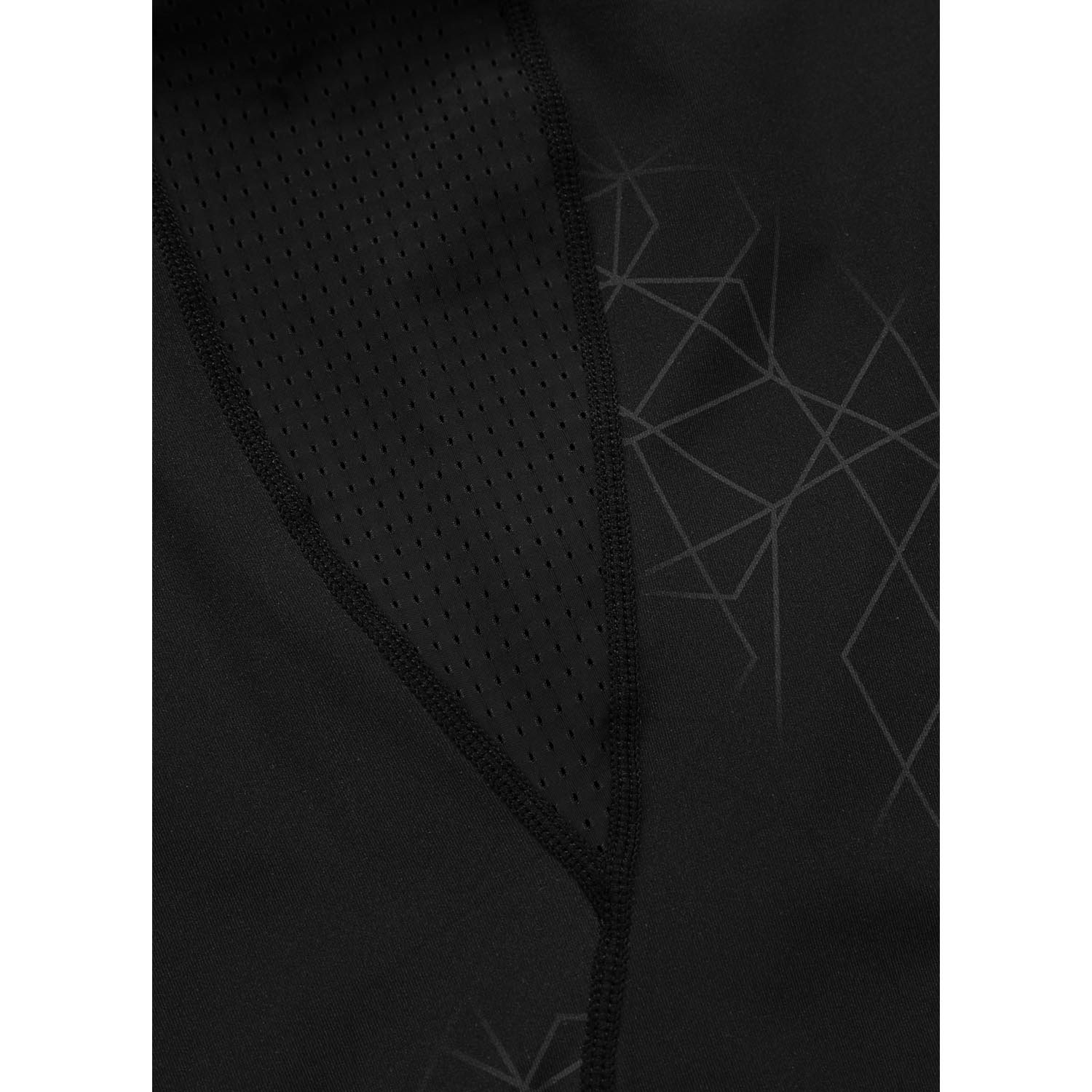Pit Bull West Coast Rashguard, S/S, Ray, red, XXXL