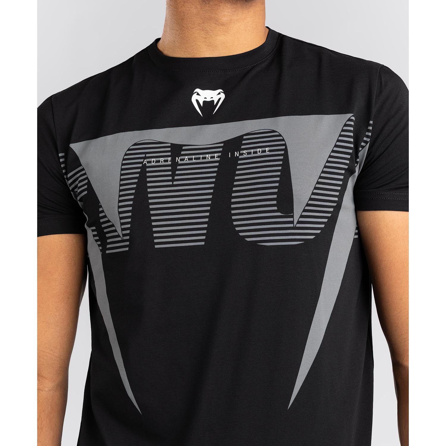 VENUM T-Shirt, Adrenaline, black-silver, XXL