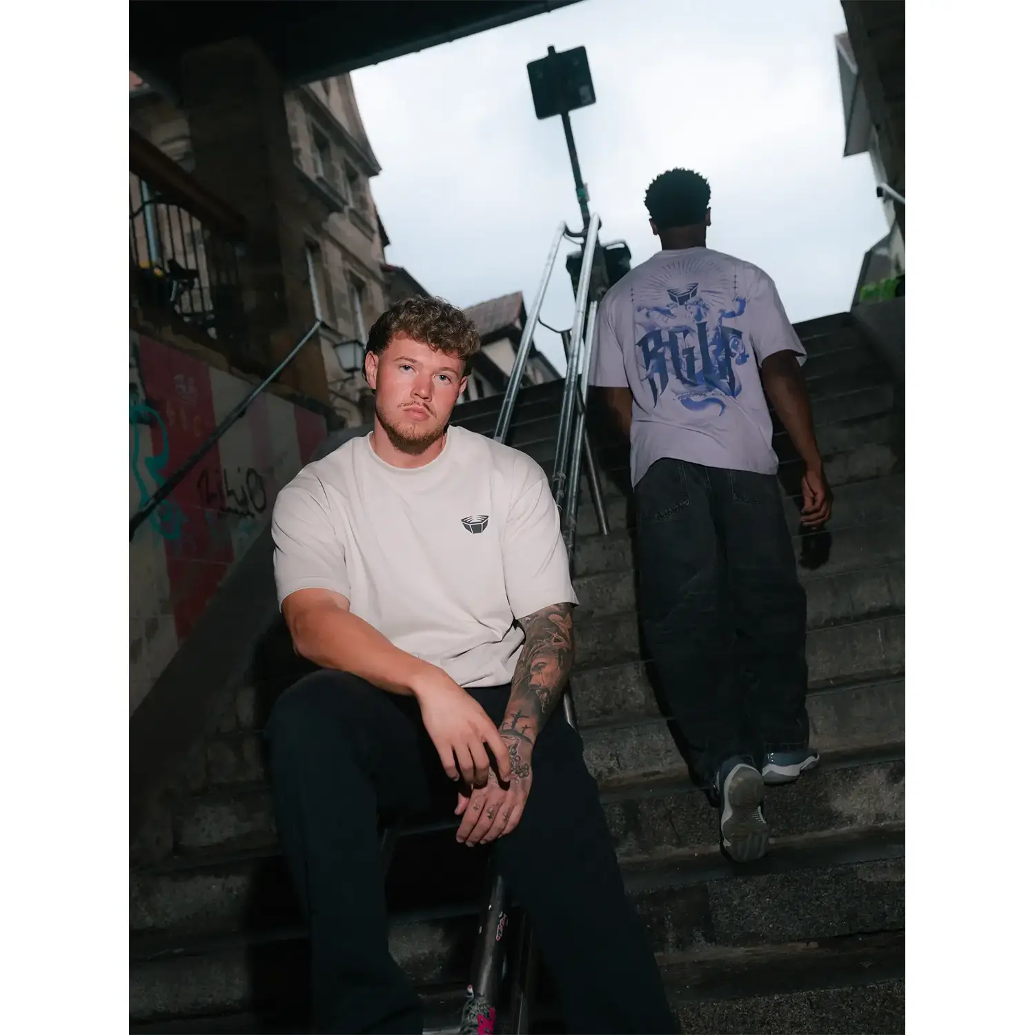 RINGLIFE T-Shirt, Oversized, Serpent, lavender, XXXL