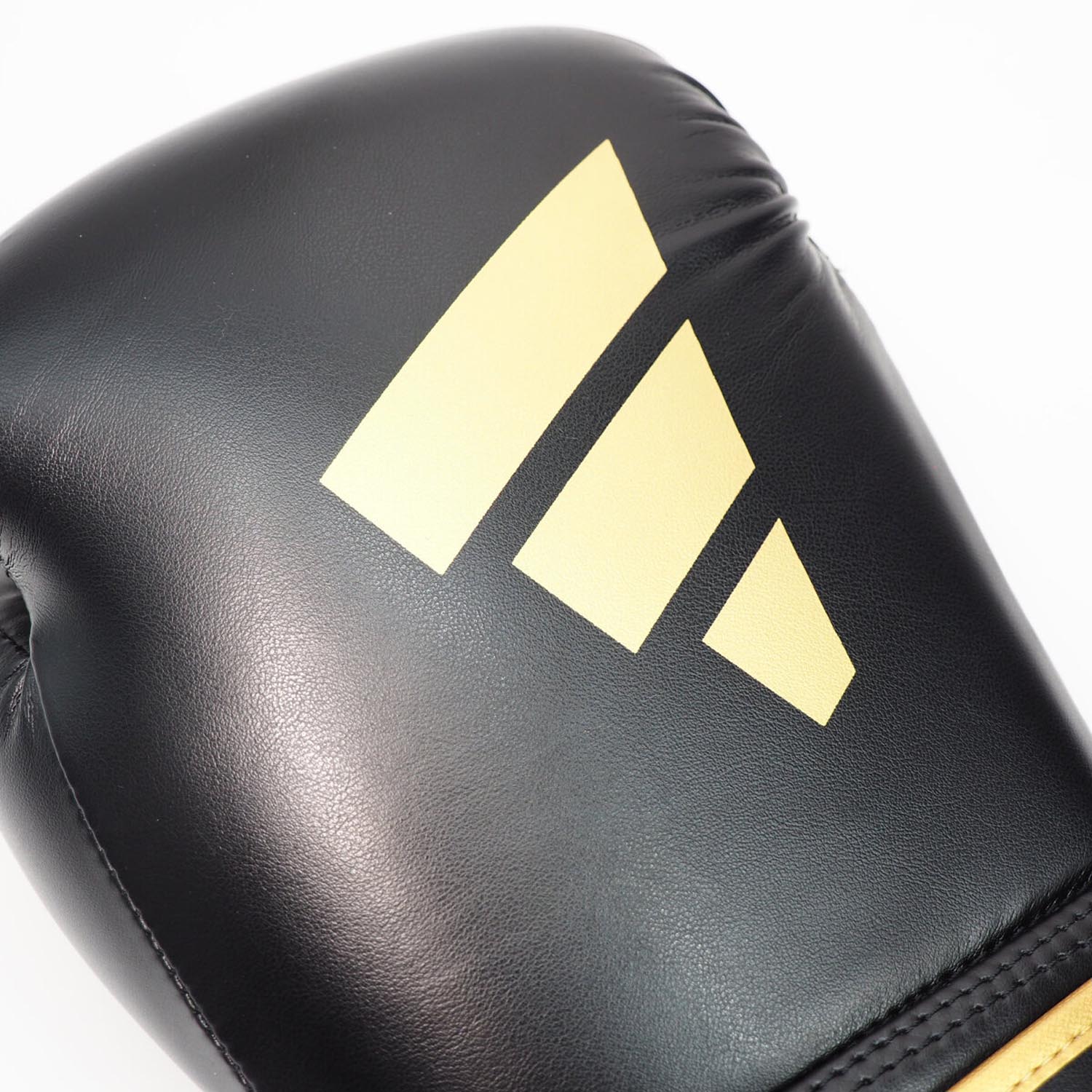 adidas Boxing Gloves, Power 100, black-gold, 16 Oz