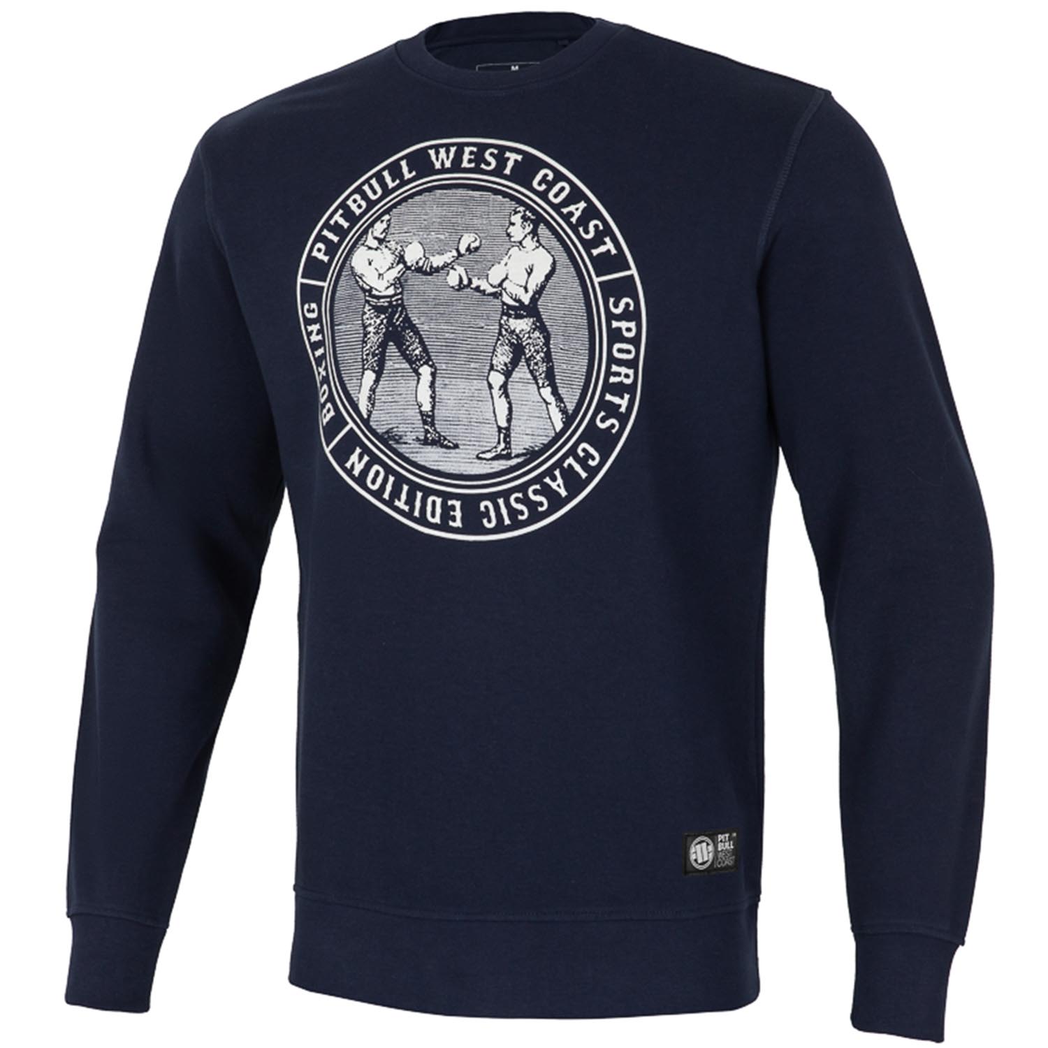 Pit Bull West Coast Pullover, Vintage Boxing, navy