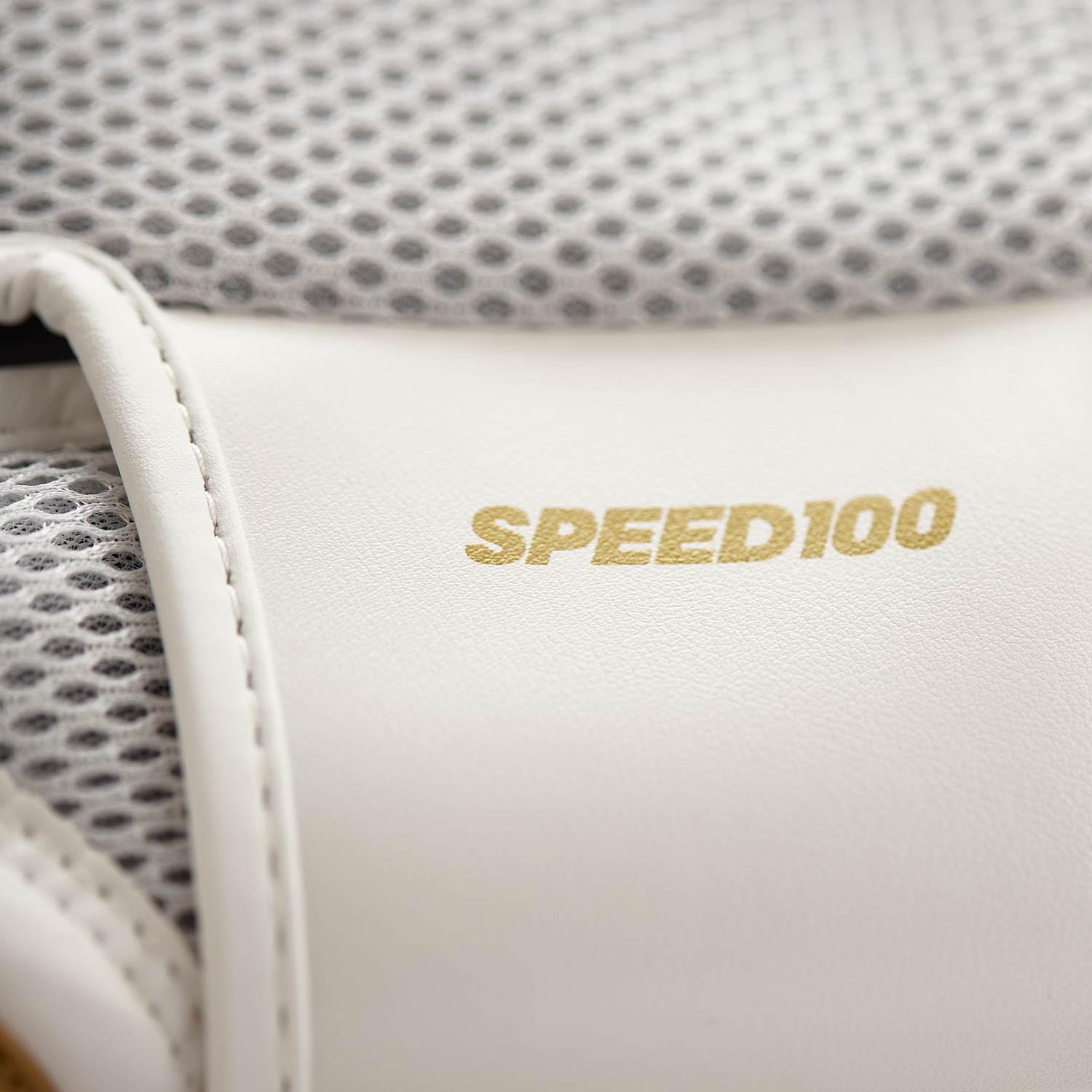 adidas Boxhandschuhe, Speed 100, weiß-gold, 16 Oz | 16 Oz | 740346-4